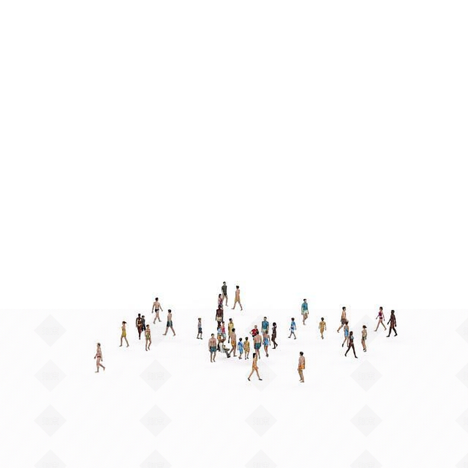 现代人群3D模型下载【ID:1198051950】