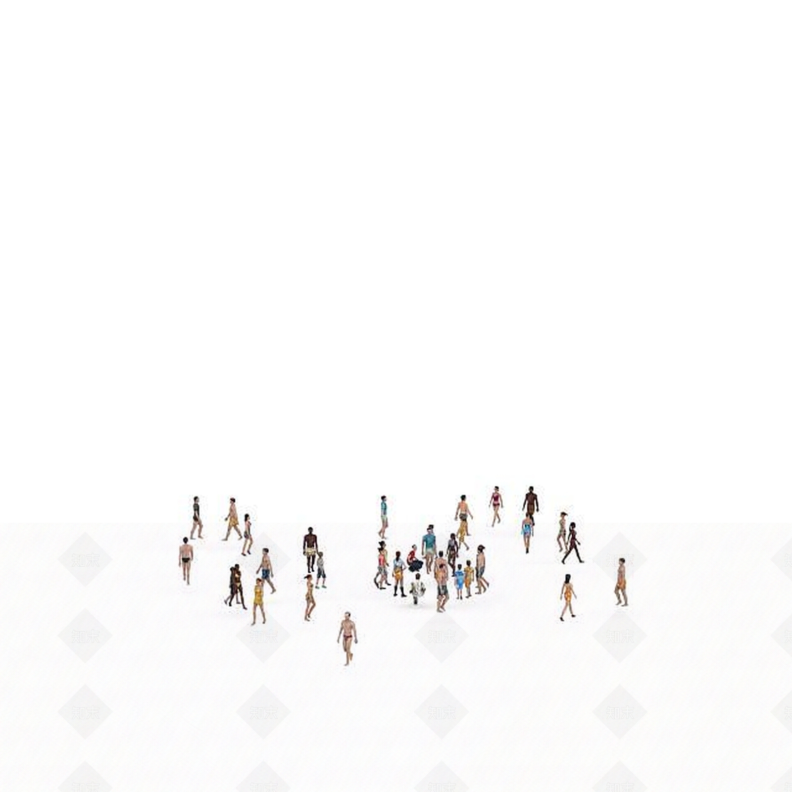 现代人群3D模型下载【ID:1198051950】