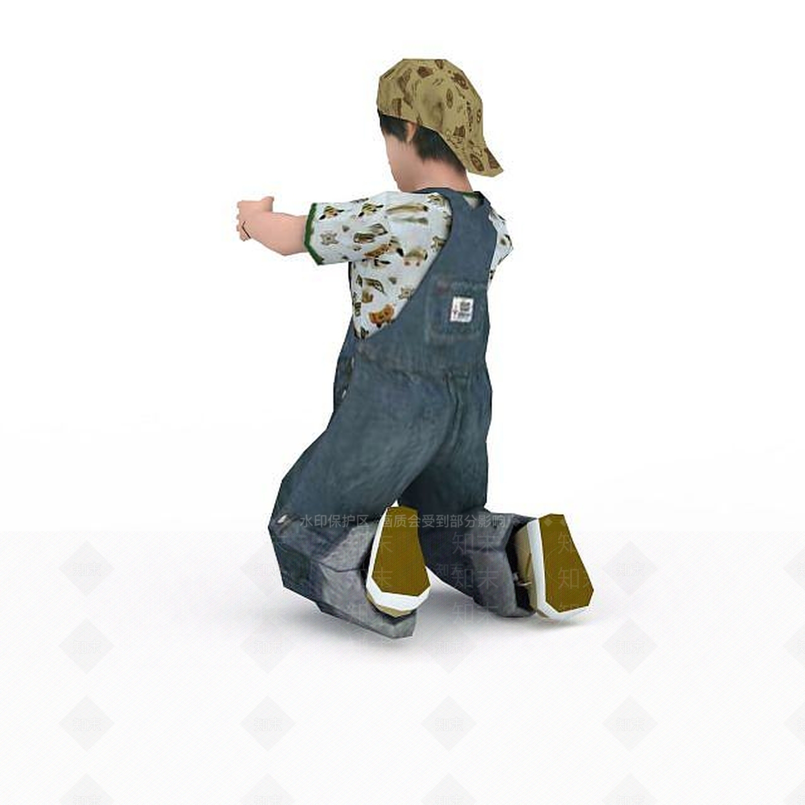 现代男孩3D模型下载【ID:1198051992】