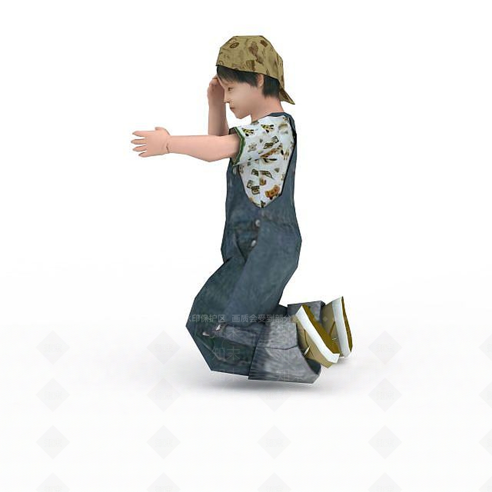 现代男孩3D模型下载【ID:1198051992】