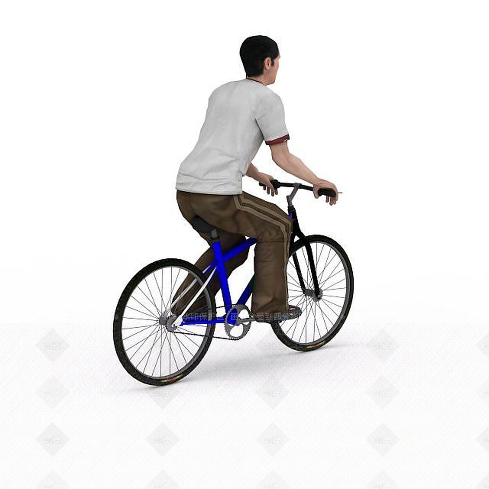 现代骑车男人3D模型下载【ID:1198051906】