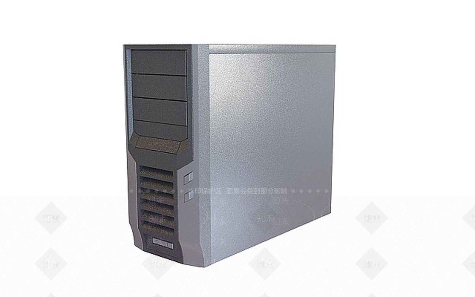 现代会议电脑主机箱3D模型下载【ID:1198052080】