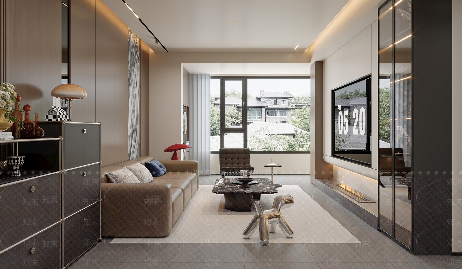 意式轻奢客餐厅3D模型下载【ID:1198058091】