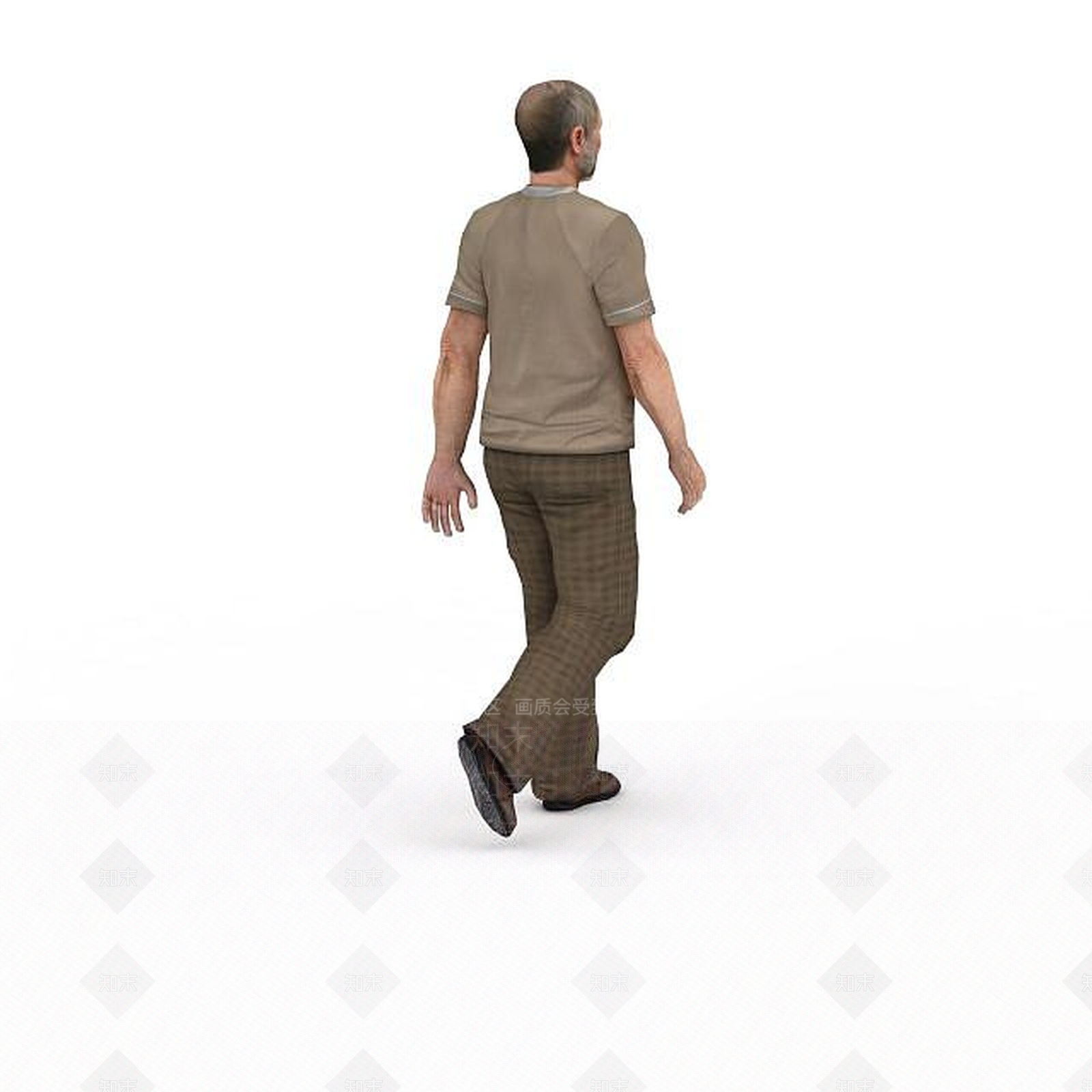 现代老人3D模型下载【ID:1198057918】