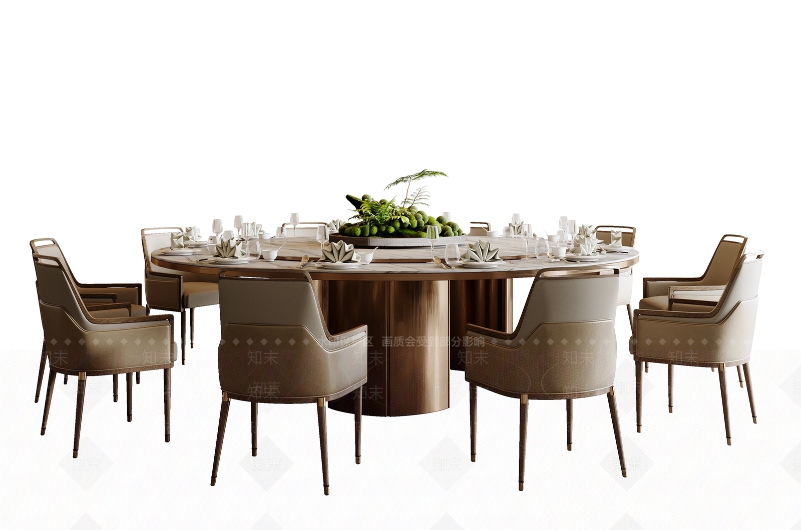 新中式中式餐桌椅SU模型下载【ID:1198058488】