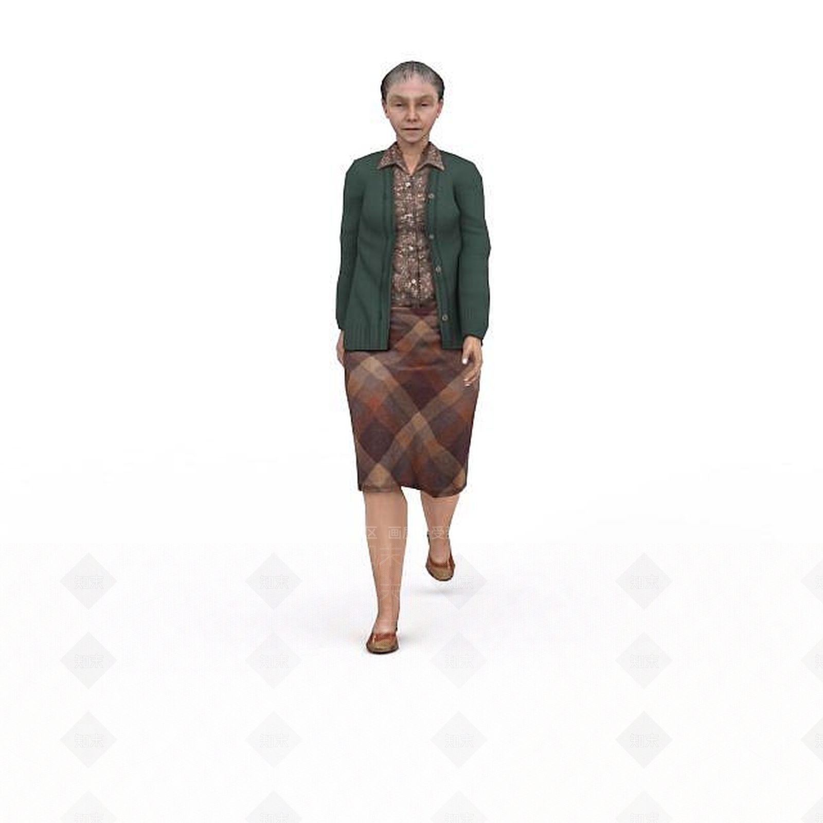 现代老妇人3D模型下载【ID:1198058895】