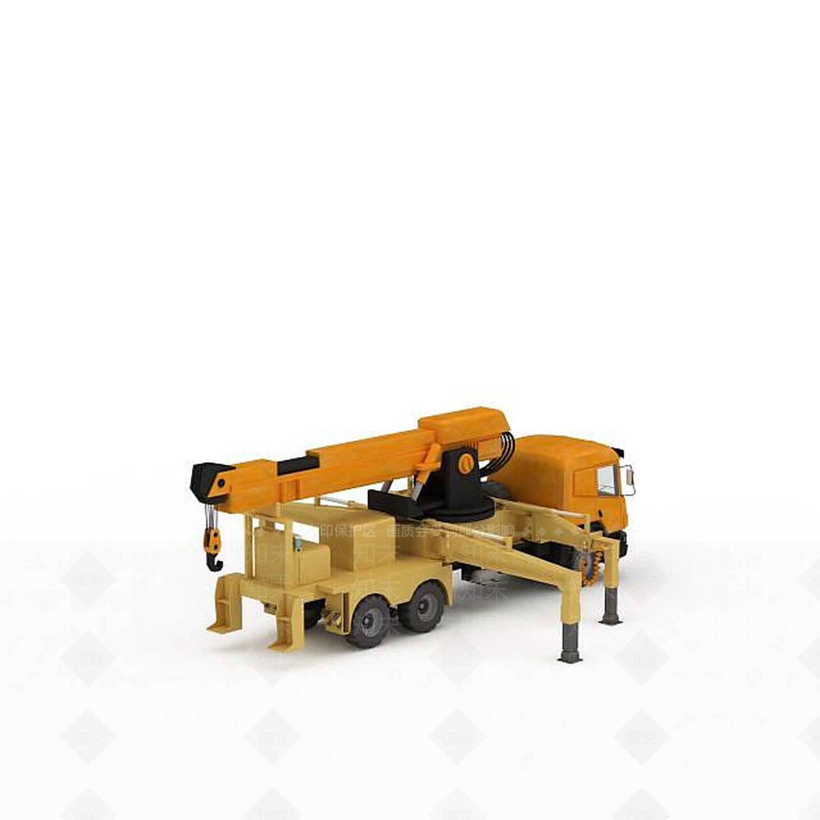 现代道路施工车3D模型下载【ID:1198061123】