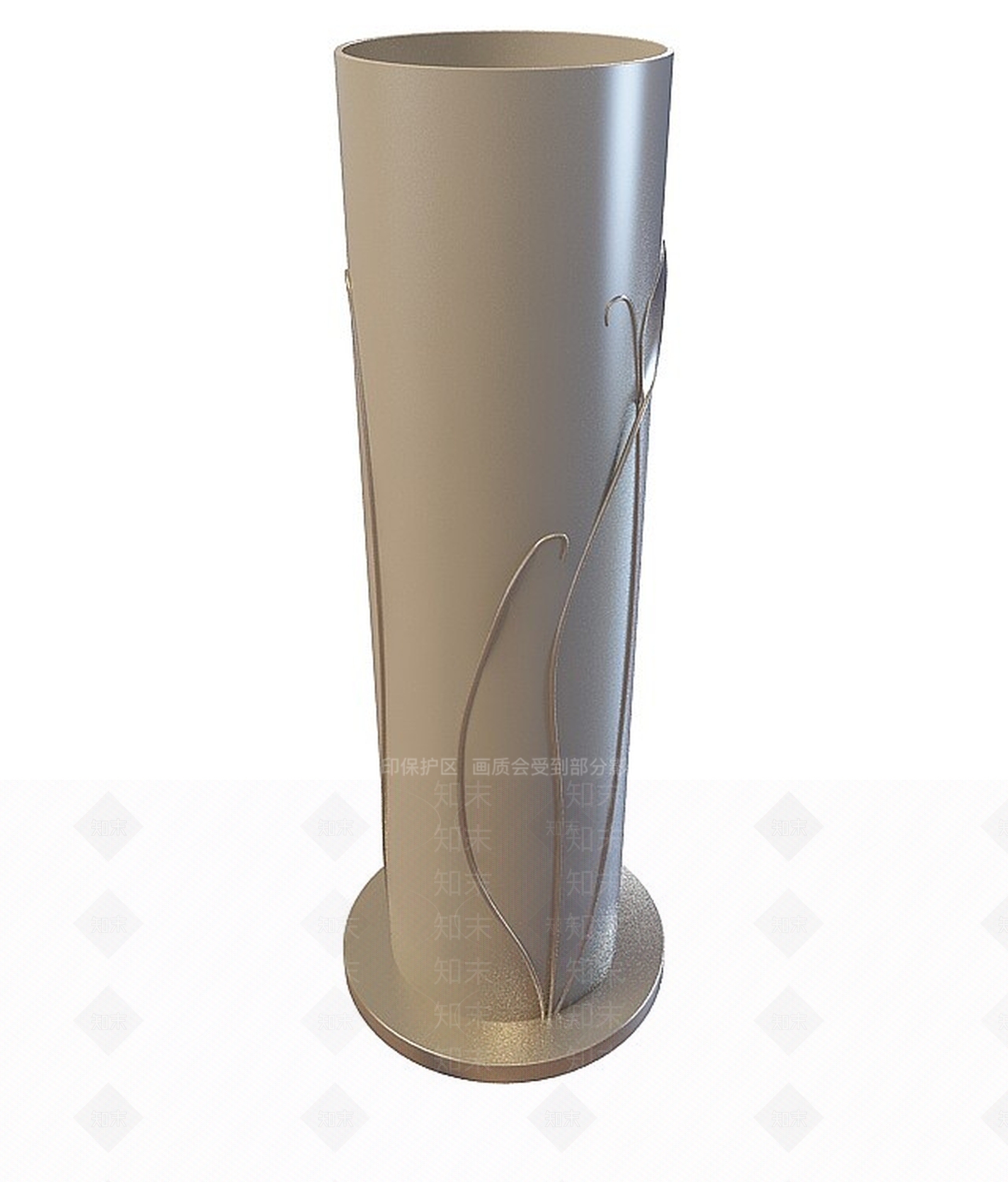 现代广场景观灯柱3D模型下载【ID:1198061485】