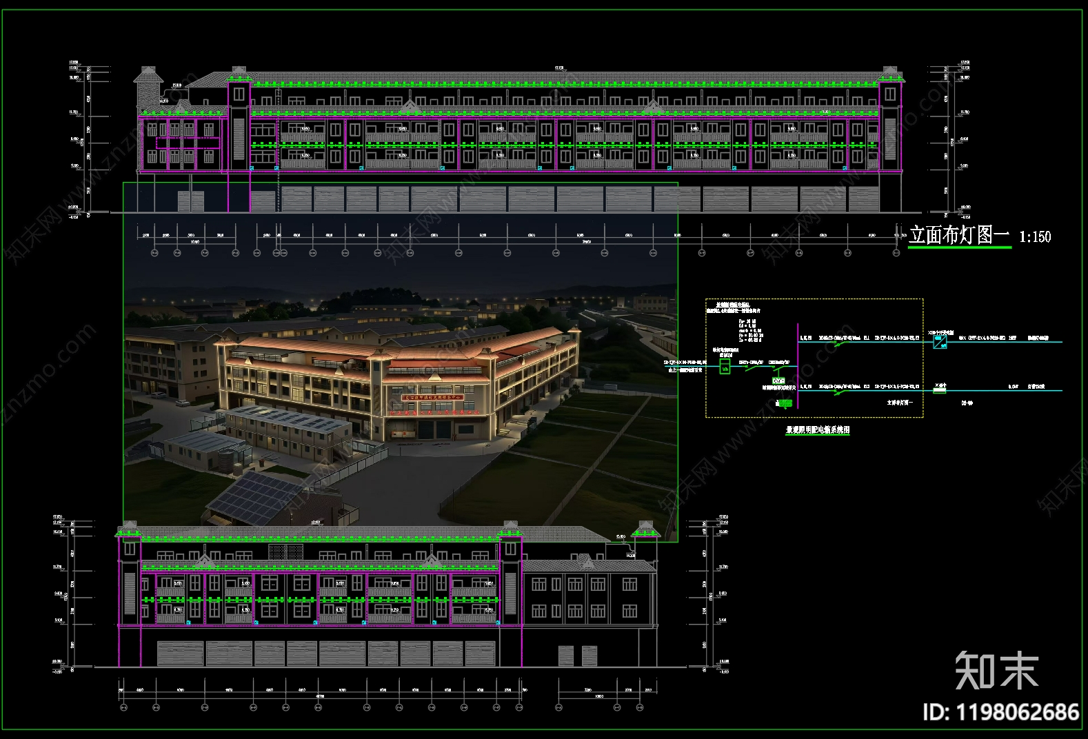建筑电气施工图下载【ID:1198062686】