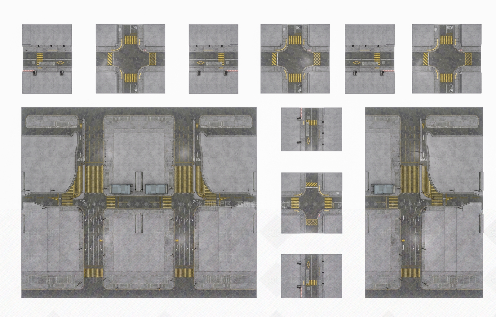 现代街道3D模型下载【ID:1198062888】