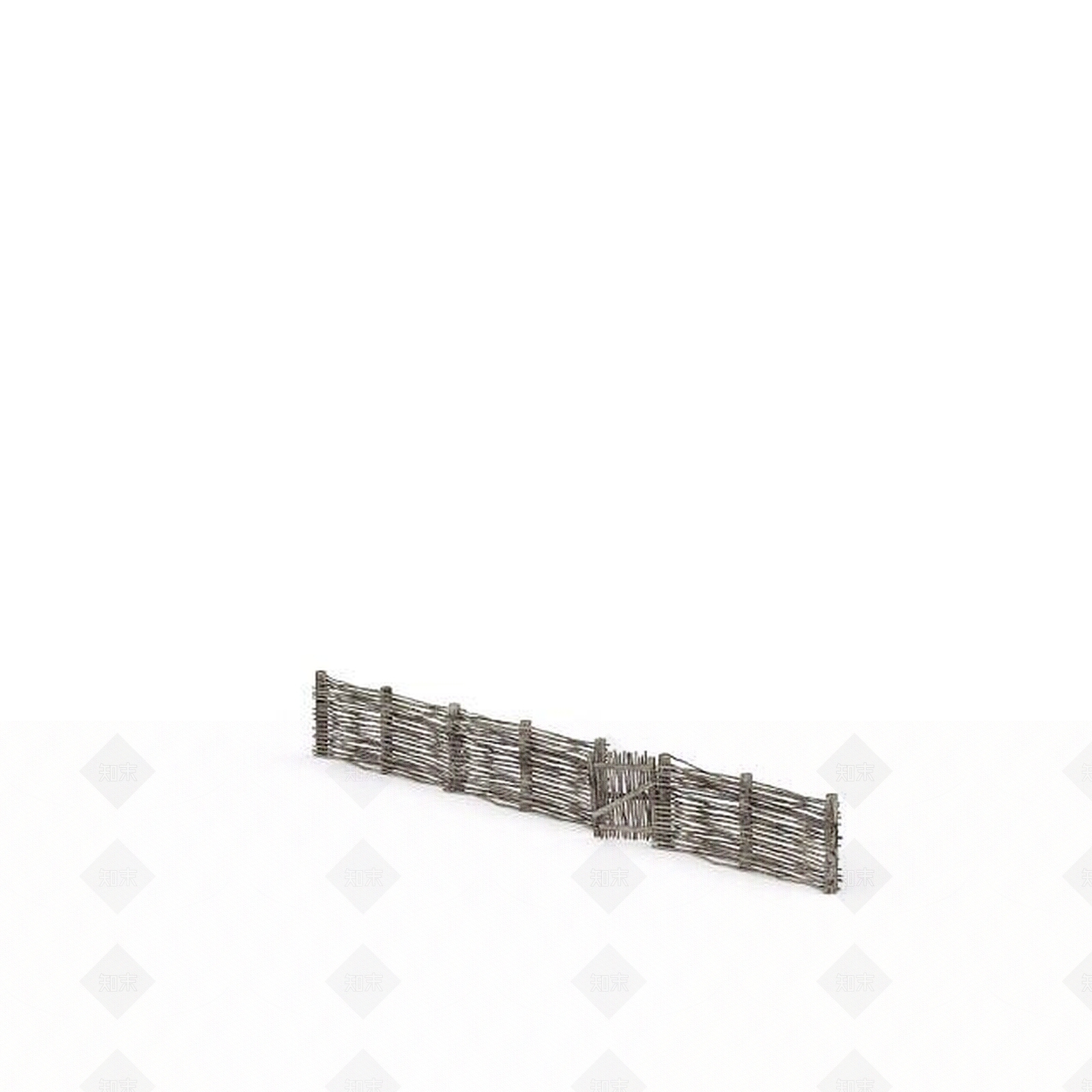 现代室外栅栏3D模型下载【ID:1198063084】