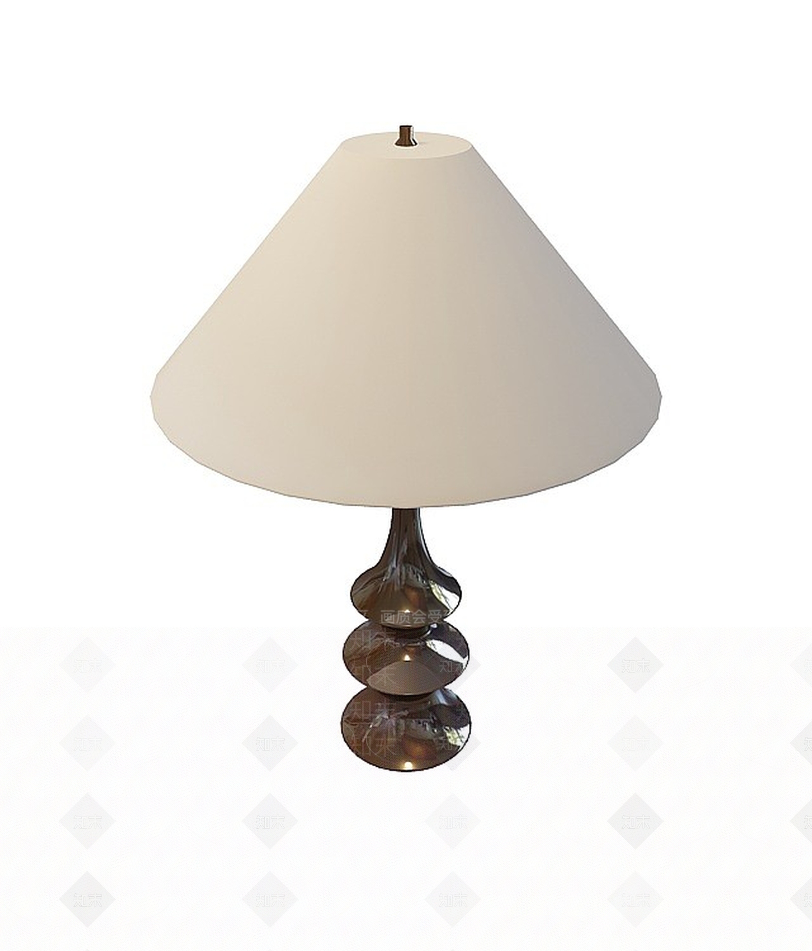现代简易欧式台灯3D模型下载【ID:1198063179】