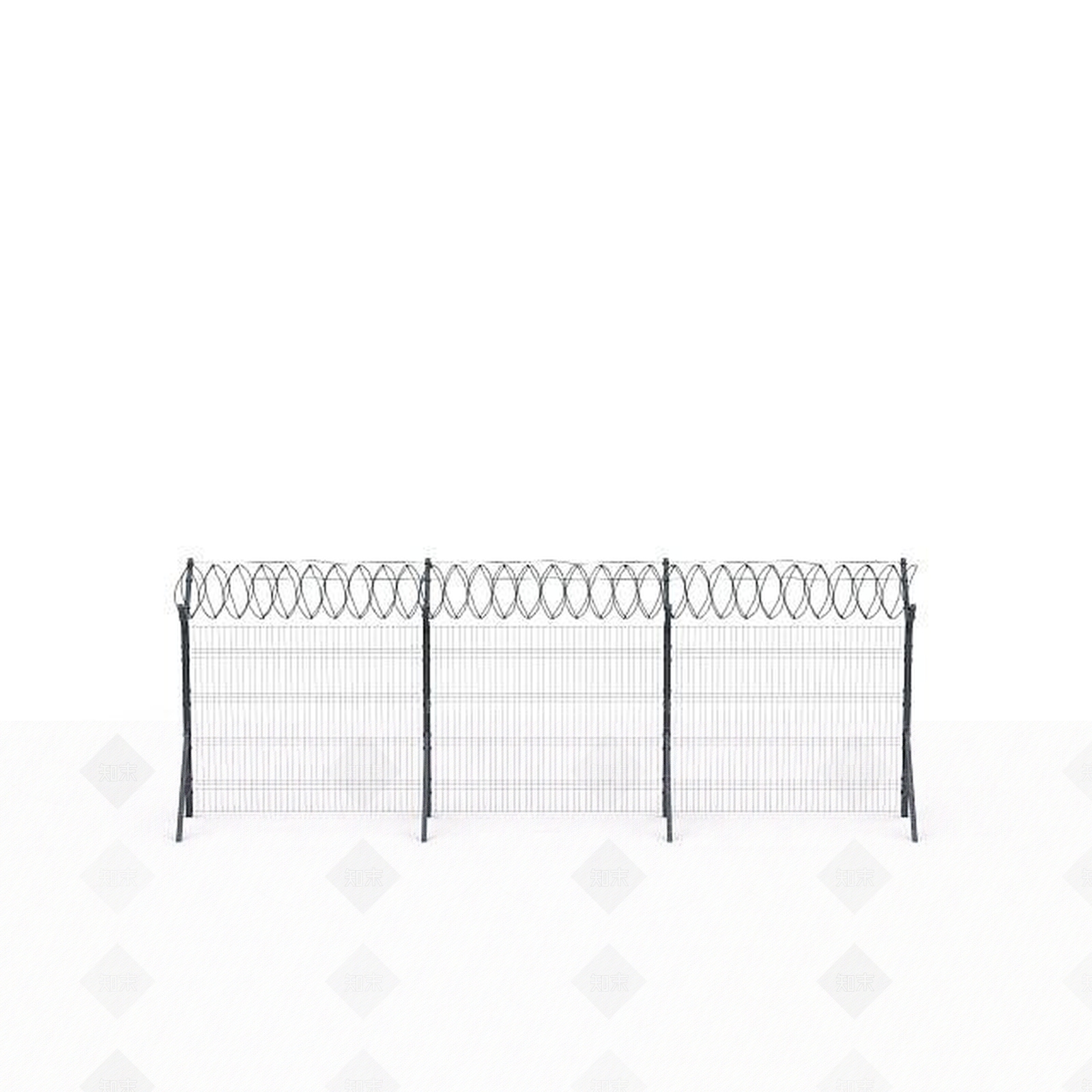 现代铁丝围栏网3D模型下载【ID:1198063767】
