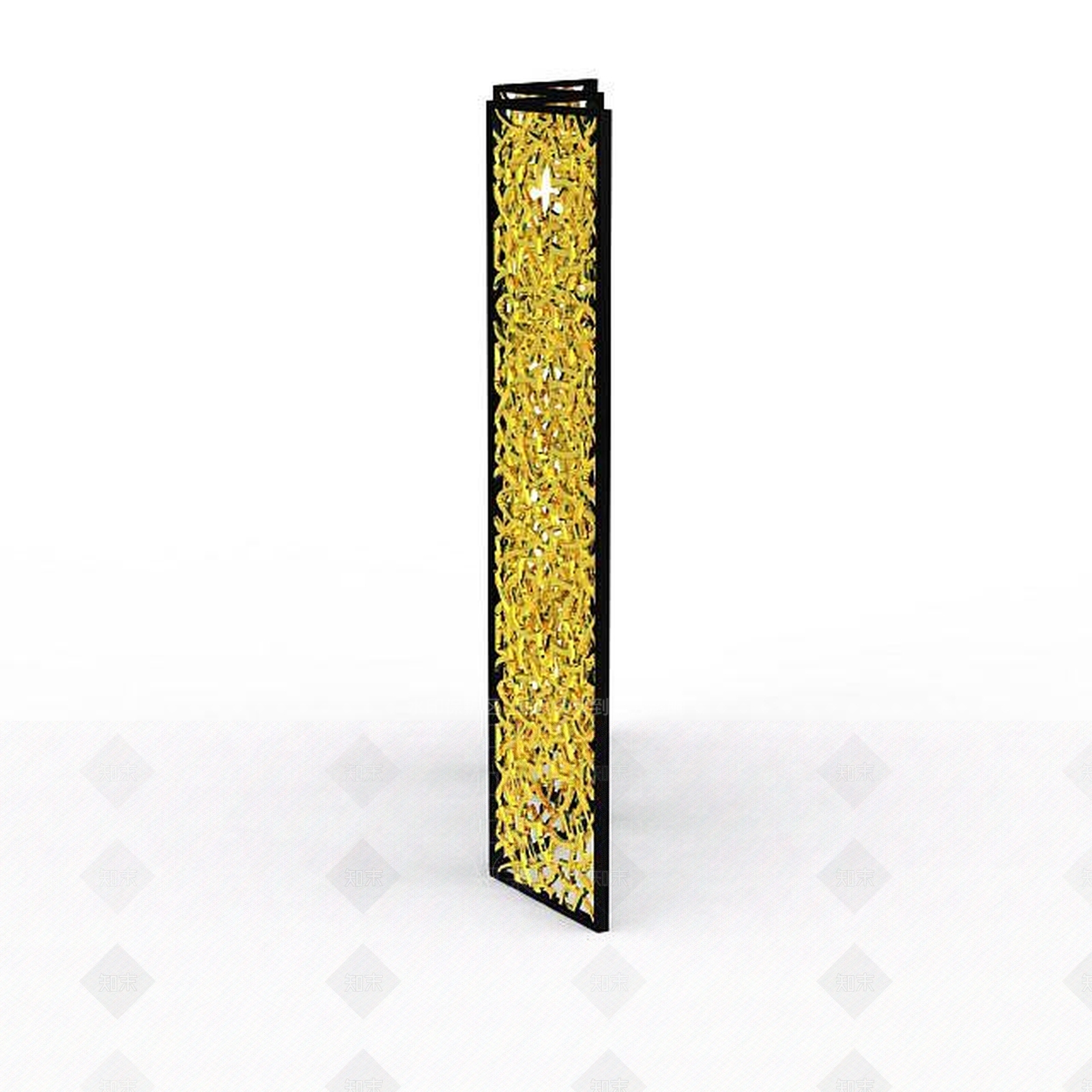 现代折叠式屏风3D模型下载【ID:1198063918】