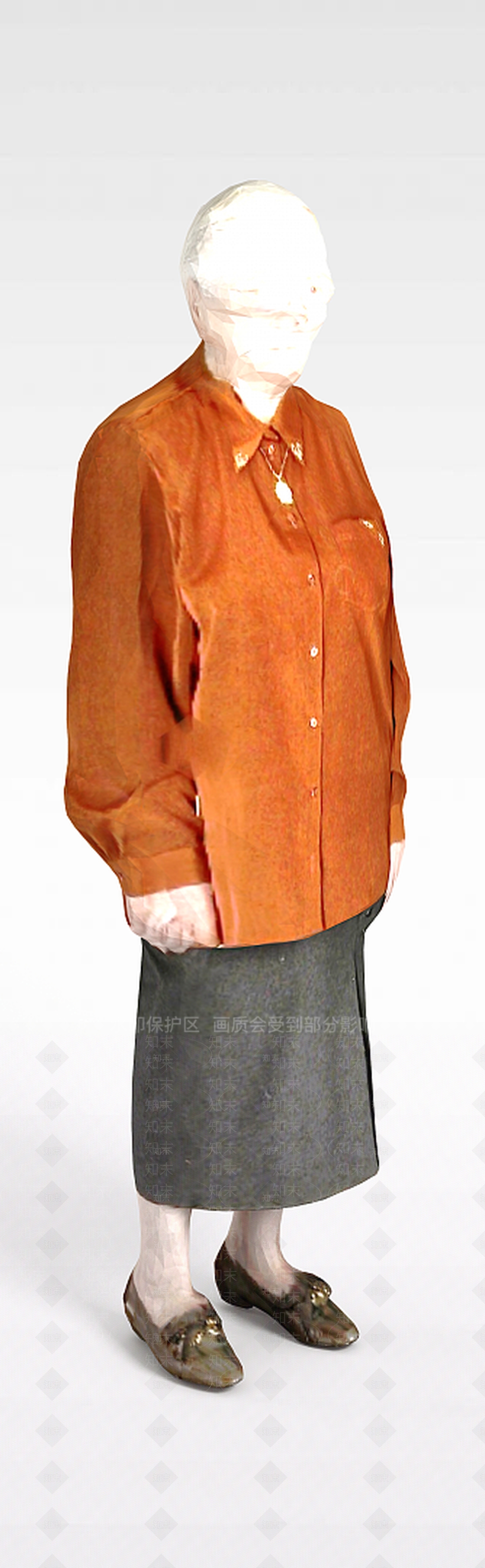 现代老年女人3D模型下载【ID:1198064761】