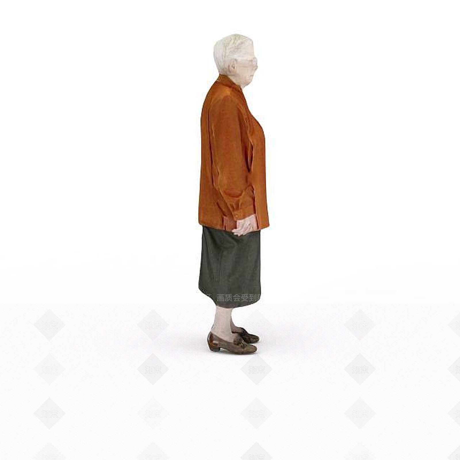 现代老年女人3D模型下载【ID:1198064761】