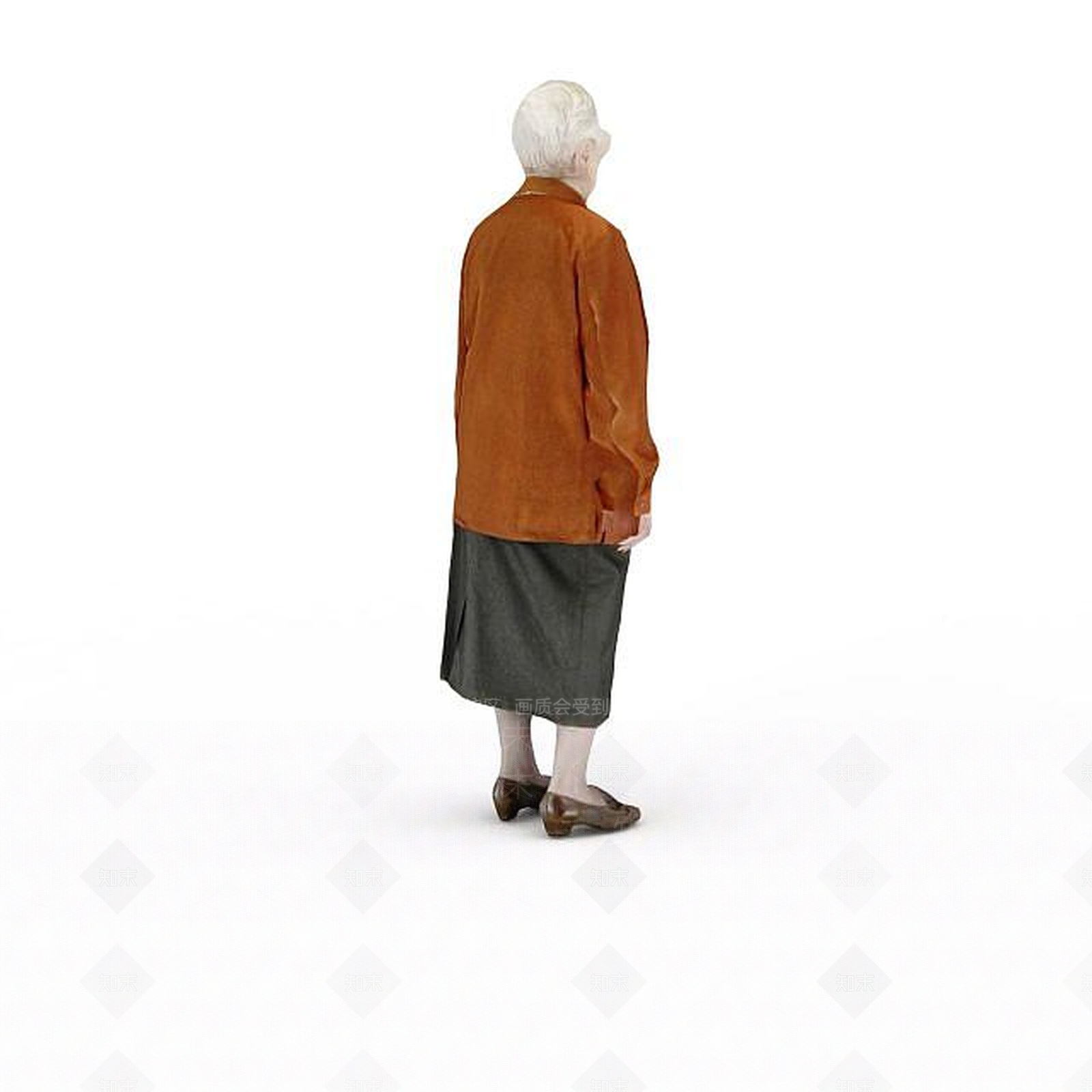 现代老年女人3D模型下载【ID:1198064761】