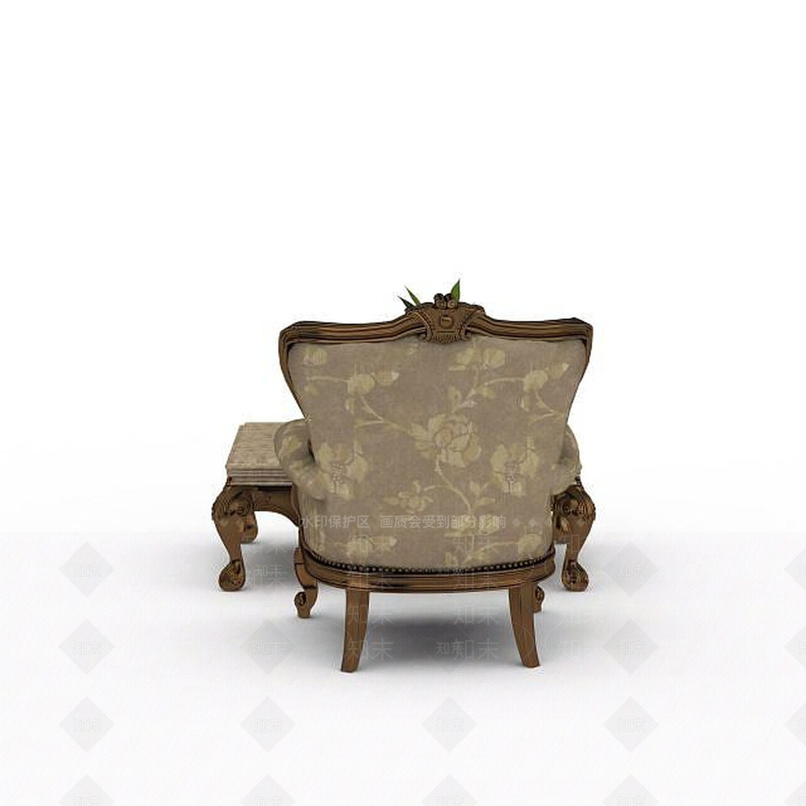 简欧风格沙发桌椅3D模型下载【ID:1198067256】