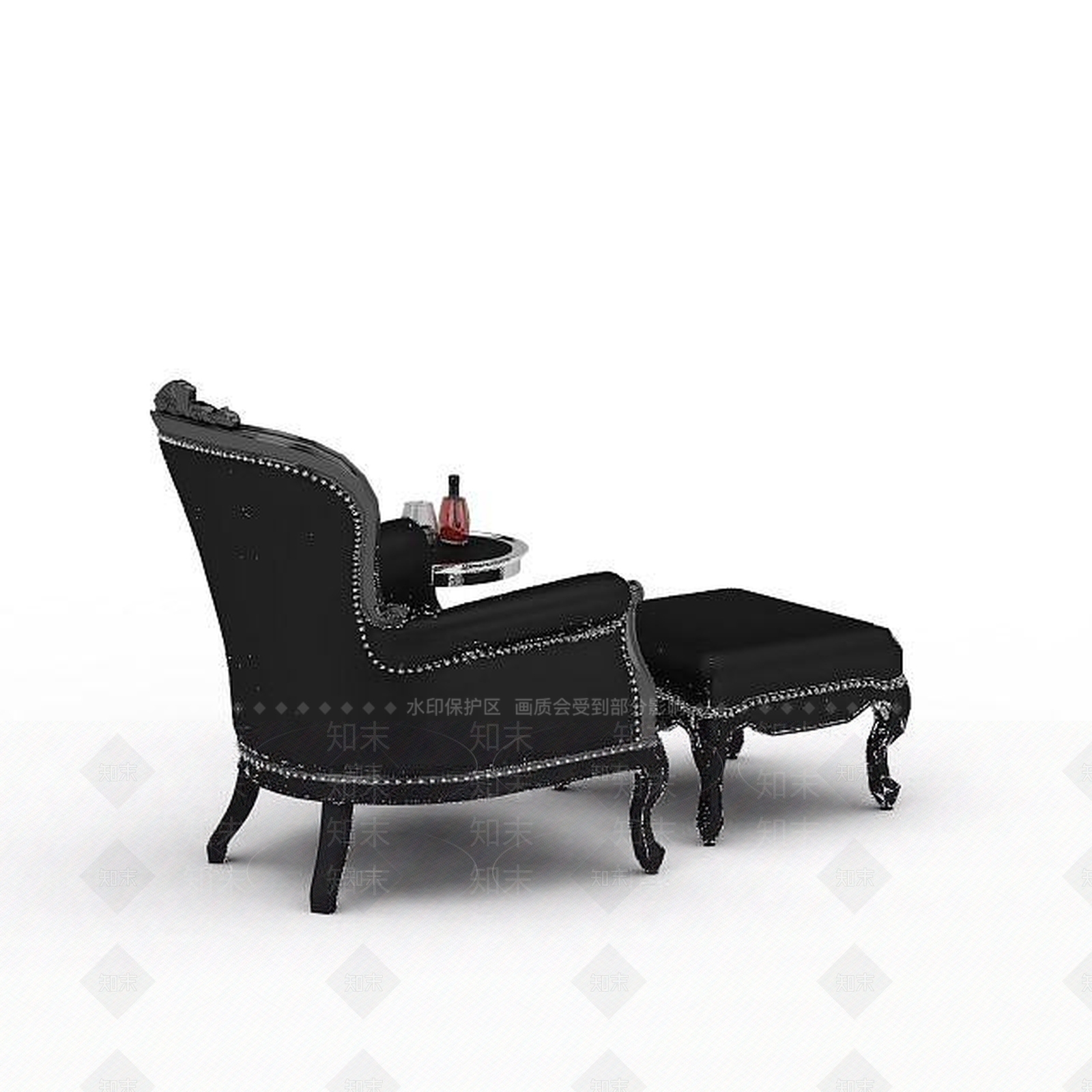 现代休闲沙发椅3D模型下载【ID:1198067884】