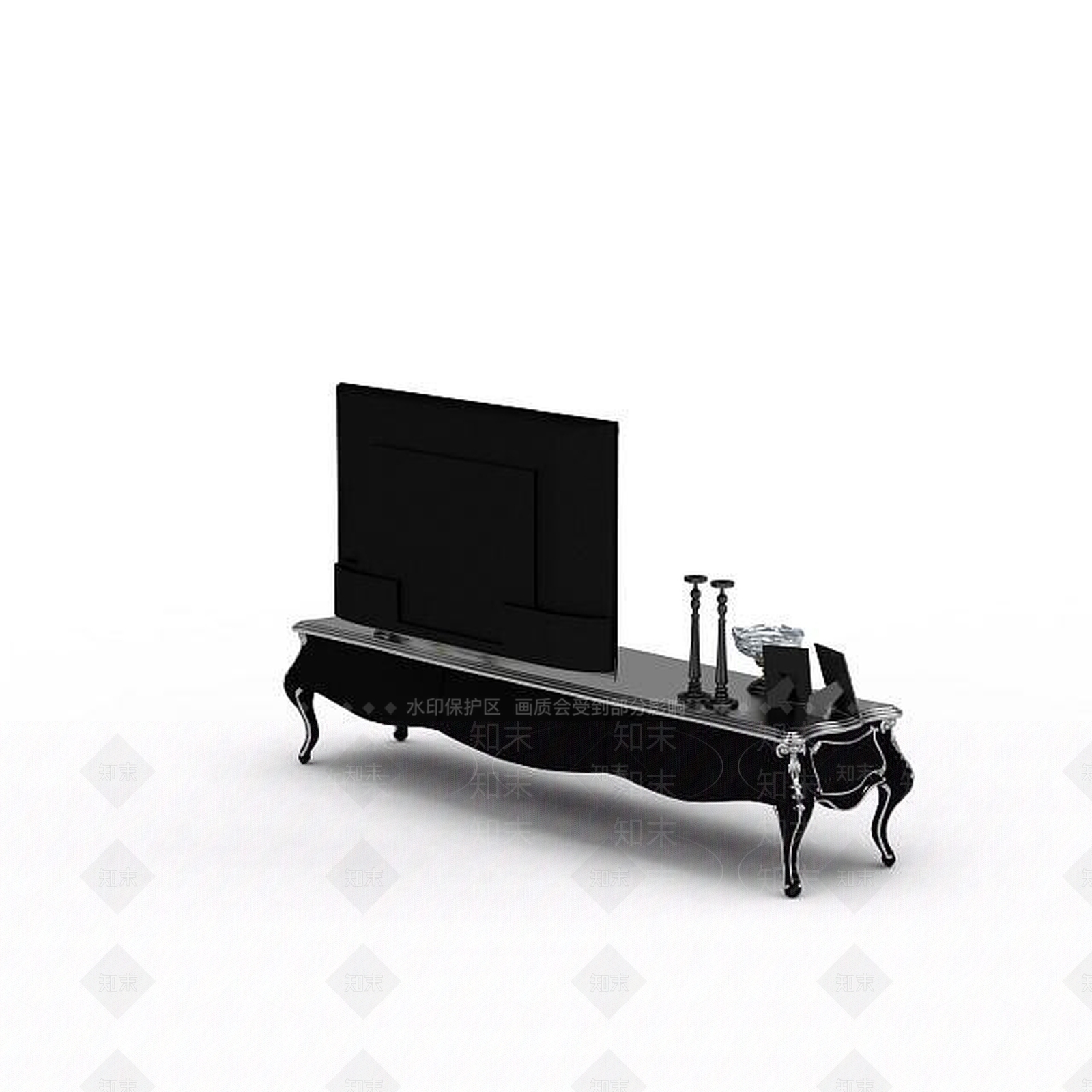 现代风格电视柜3D模型下载【ID:1198072197】