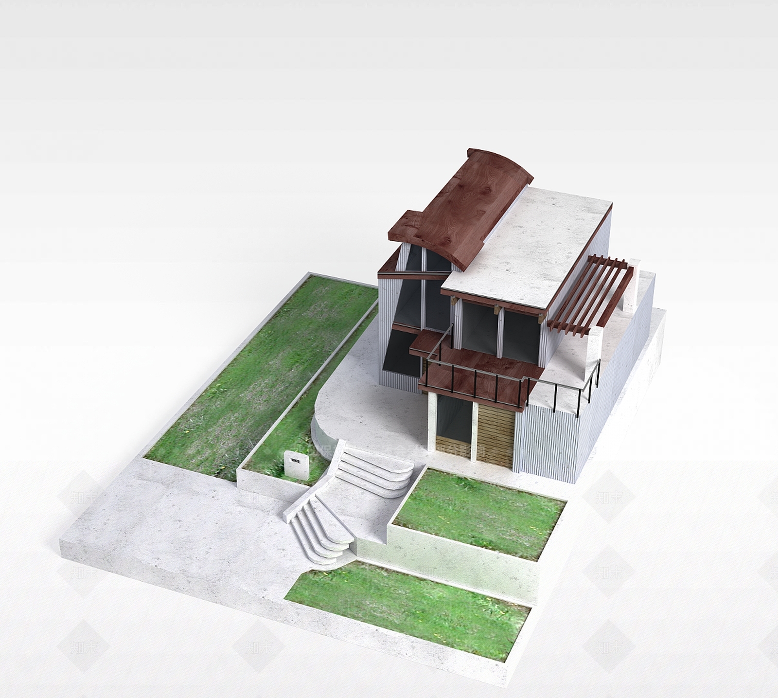 现代建筑3D模型下载【ID:1198072656】