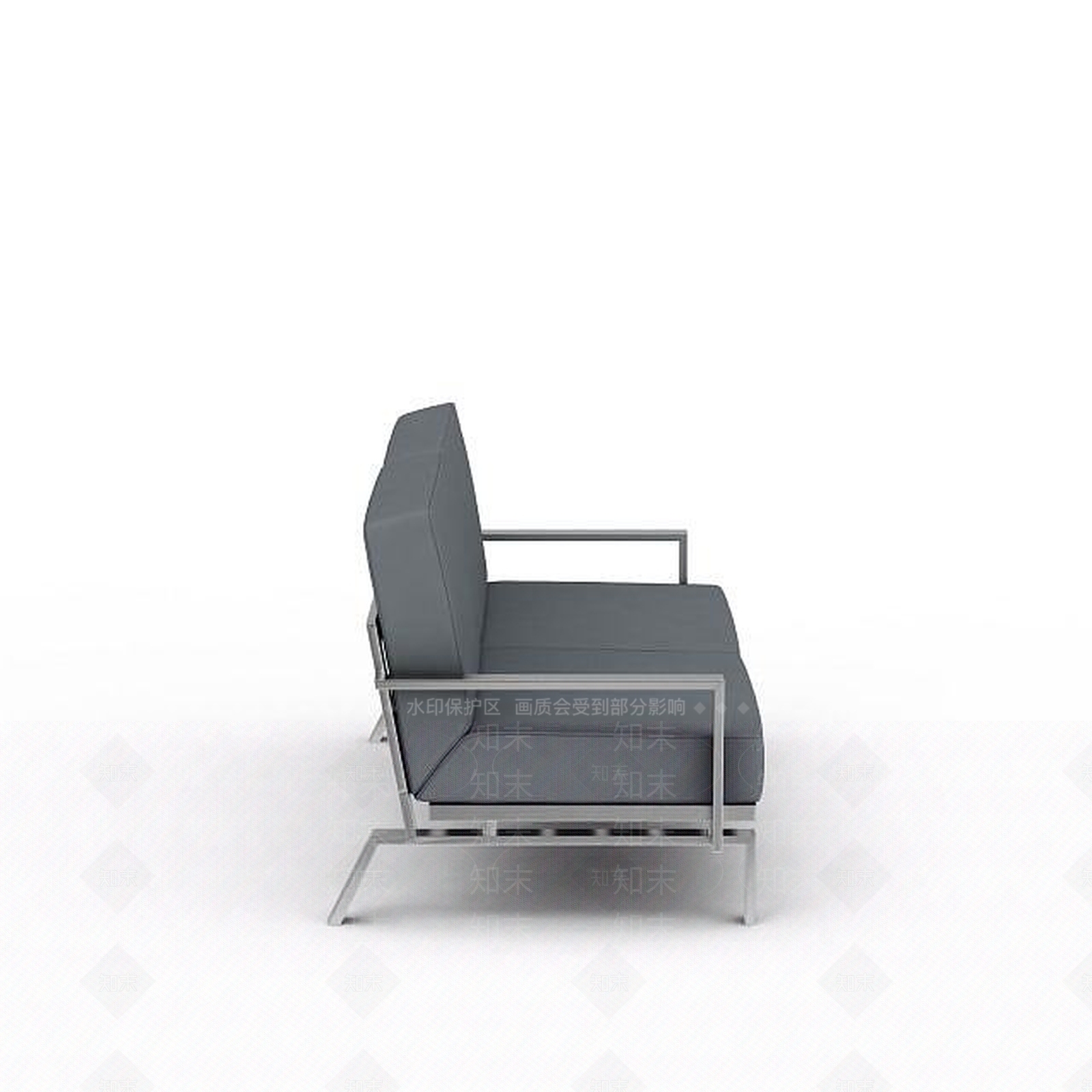 现代双人沙发3D模型下载【ID:1198076909】