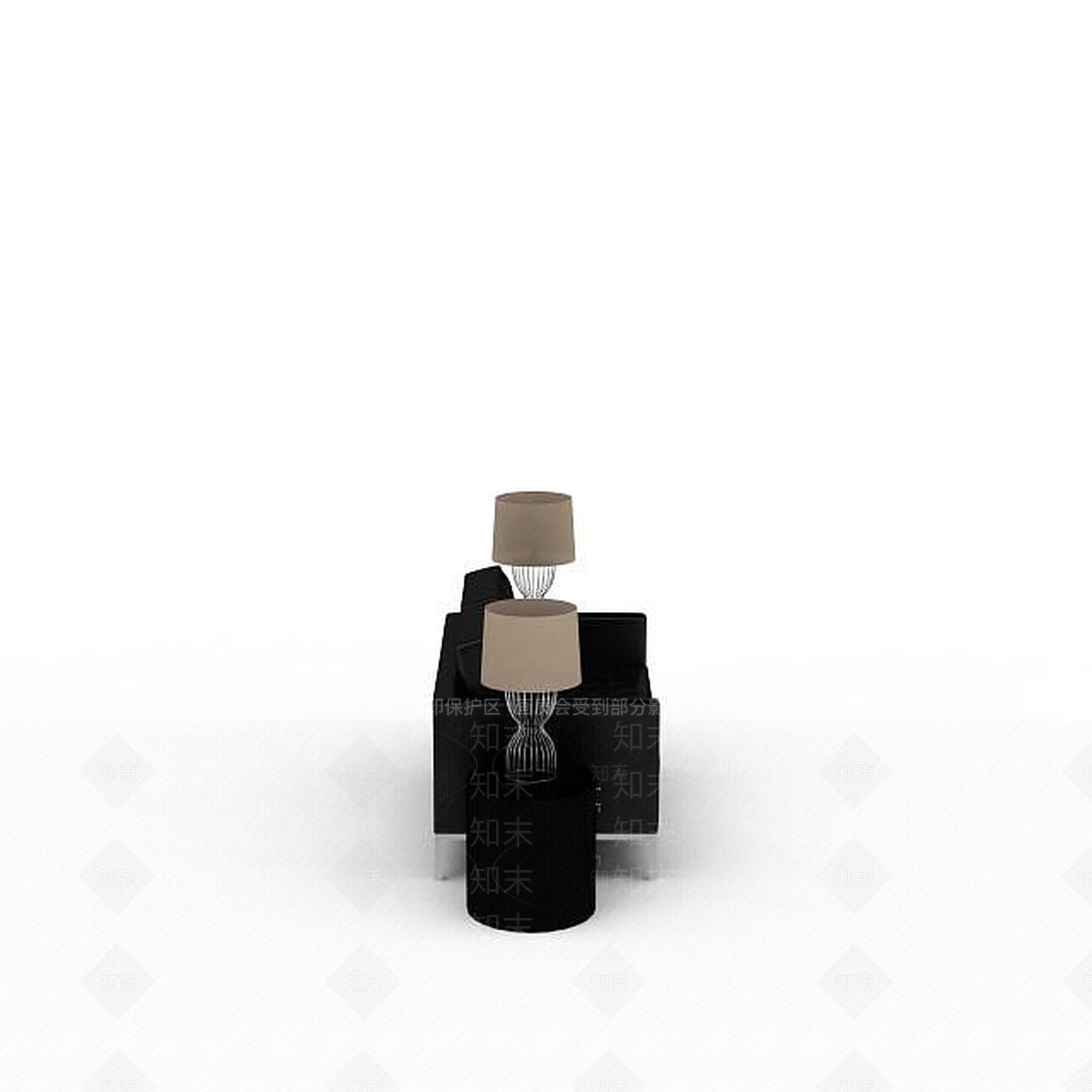 现代真皮沙发3D模型下载【ID:1198077035】