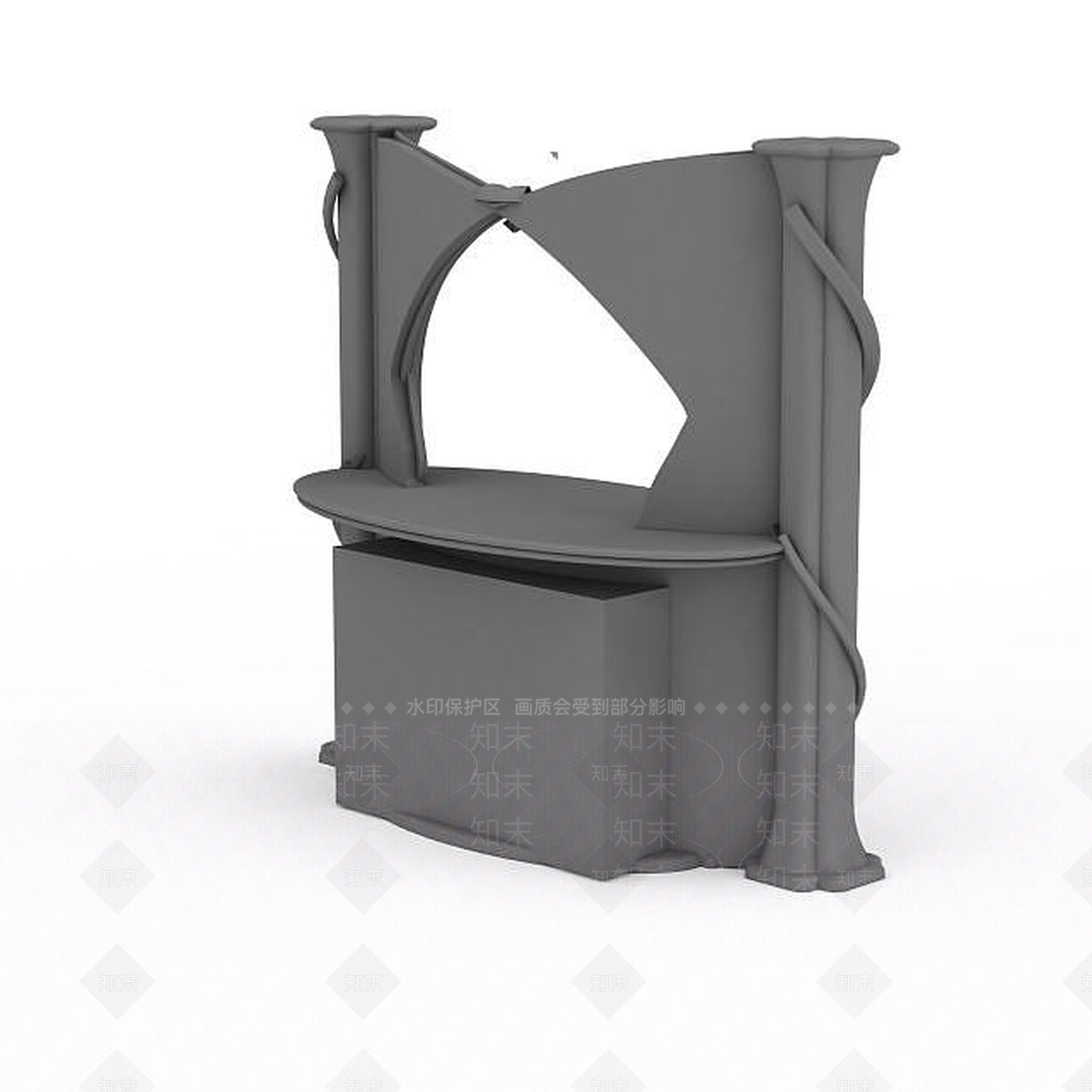 现代室内壁炉3D模型下载【ID:1198077432】