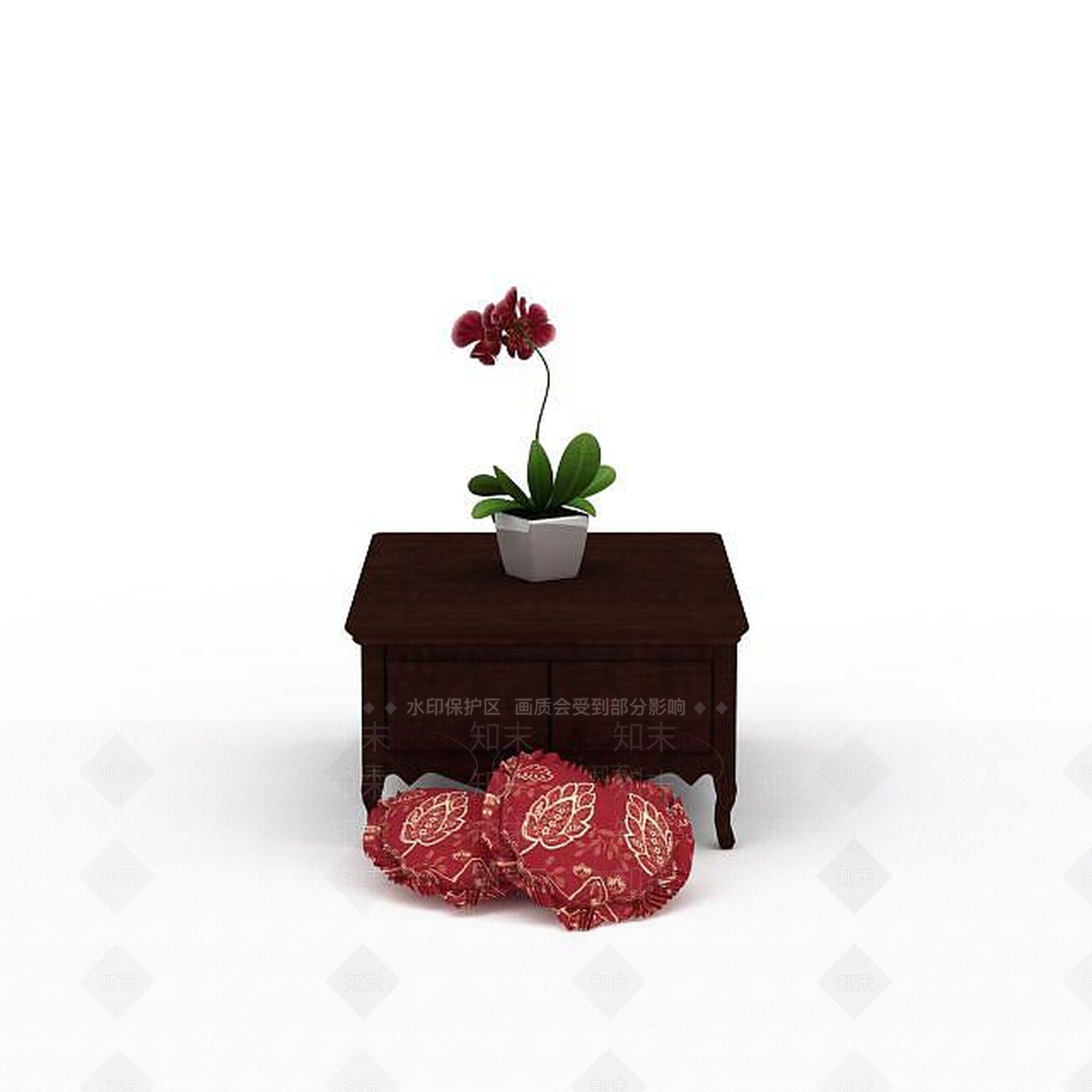 中式桌子3D模型下载【ID:1198078091】