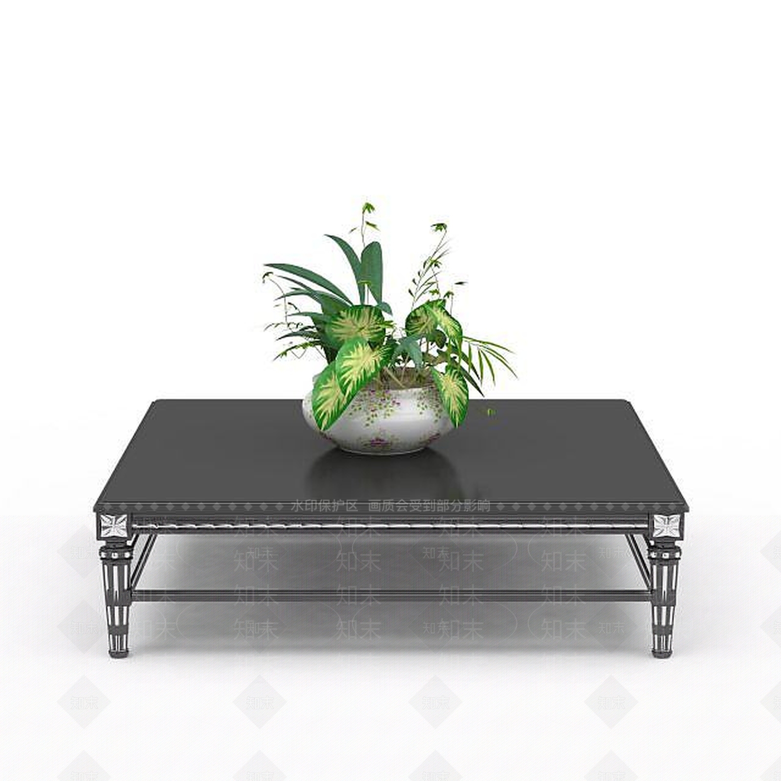 现代方桌3D模型下载【ID:1198078368】