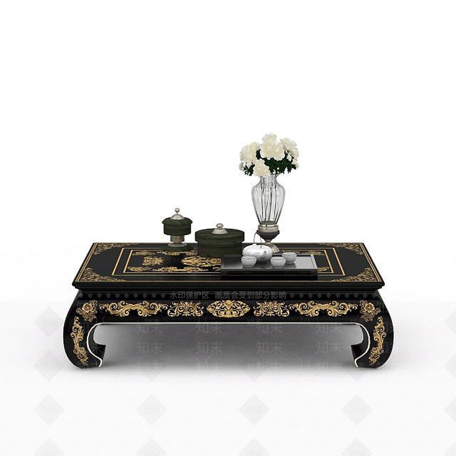 现代方桌3D模型下载【ID:1198078463】