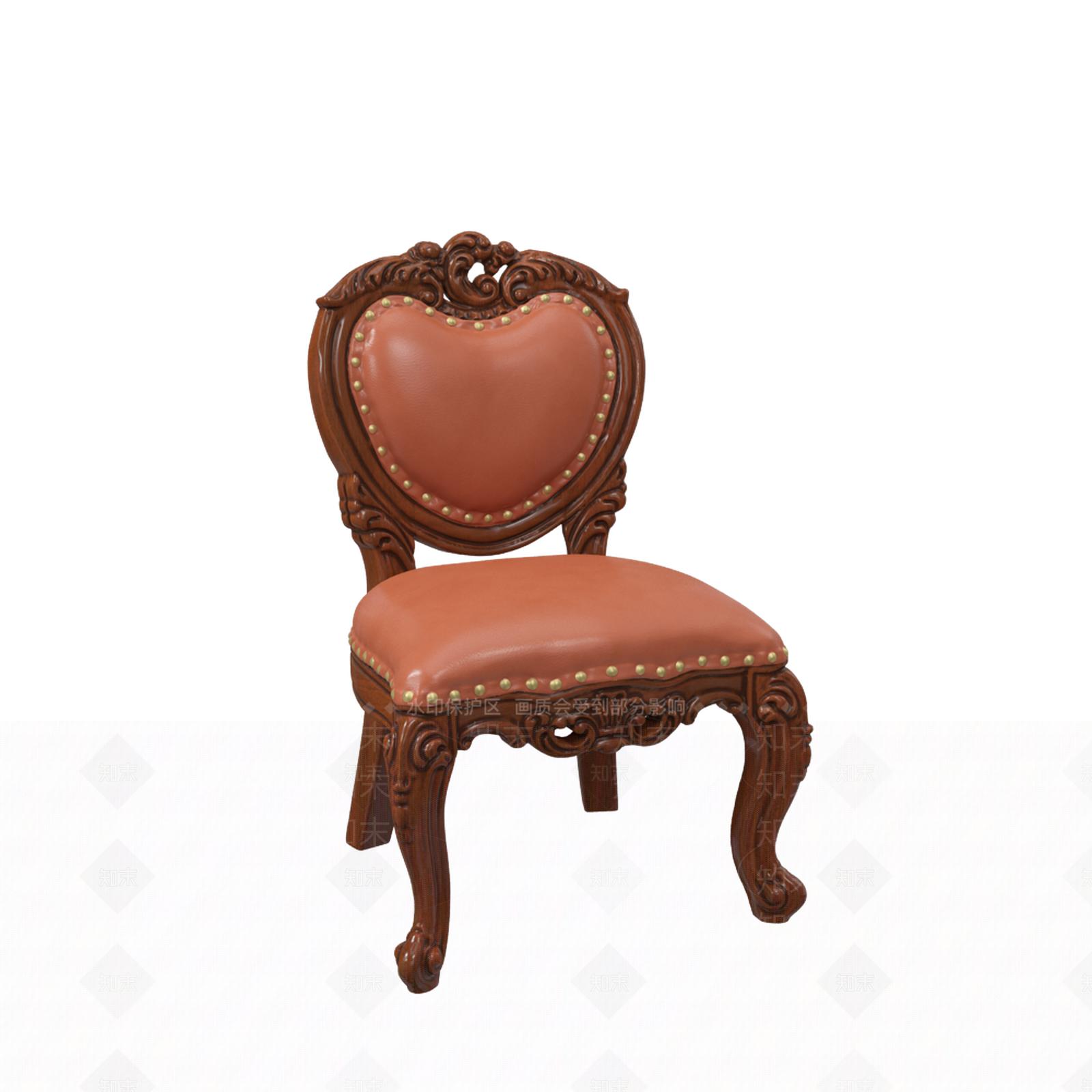 欧式复古其他凳子3D模型下载【ID:1198079068】