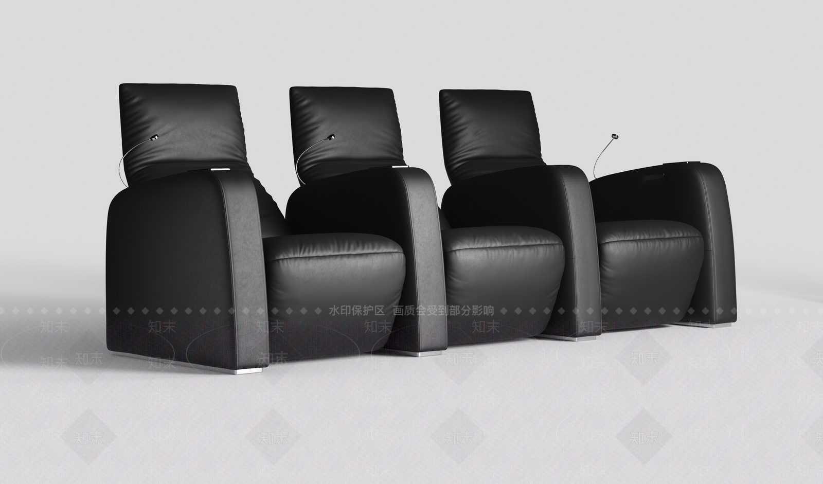 现代意式单人沙发3D模型下载【ID:1198079020】