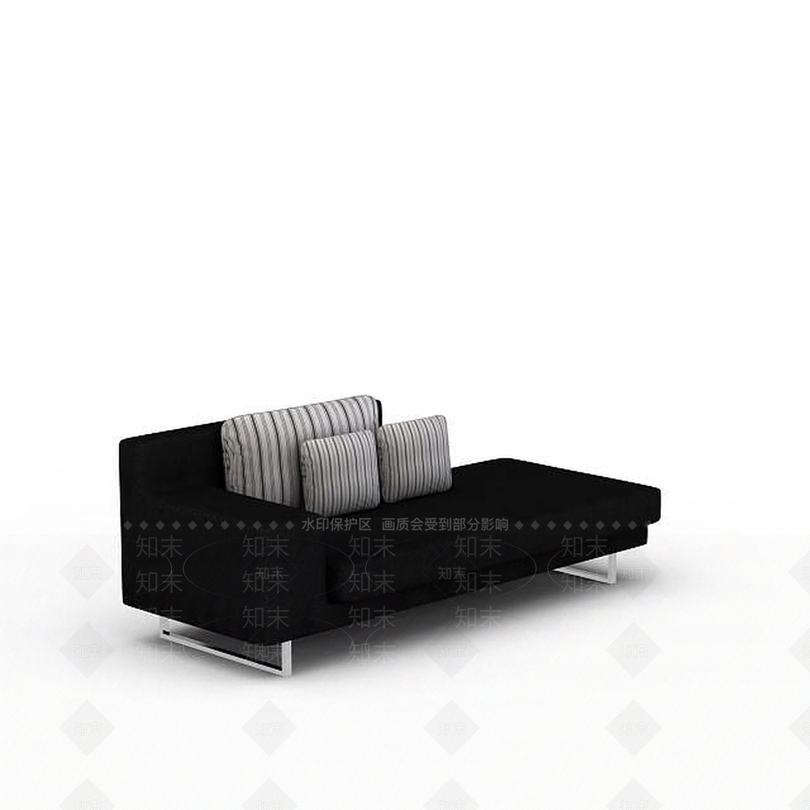 现代沙发床3D模型下载【ID:1198079835】