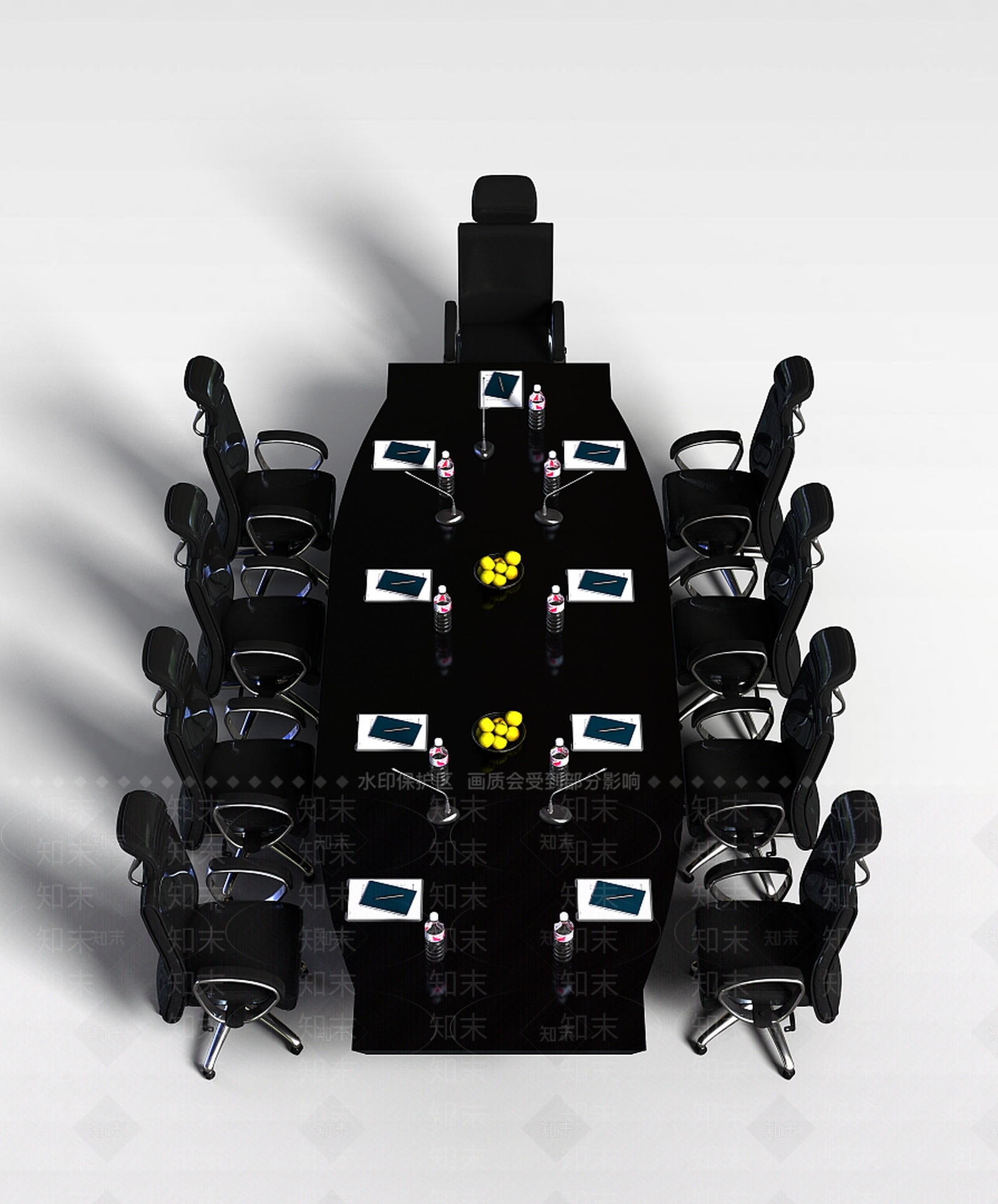 现代办公家具会议桌3D模型下载【ID:1198080261】