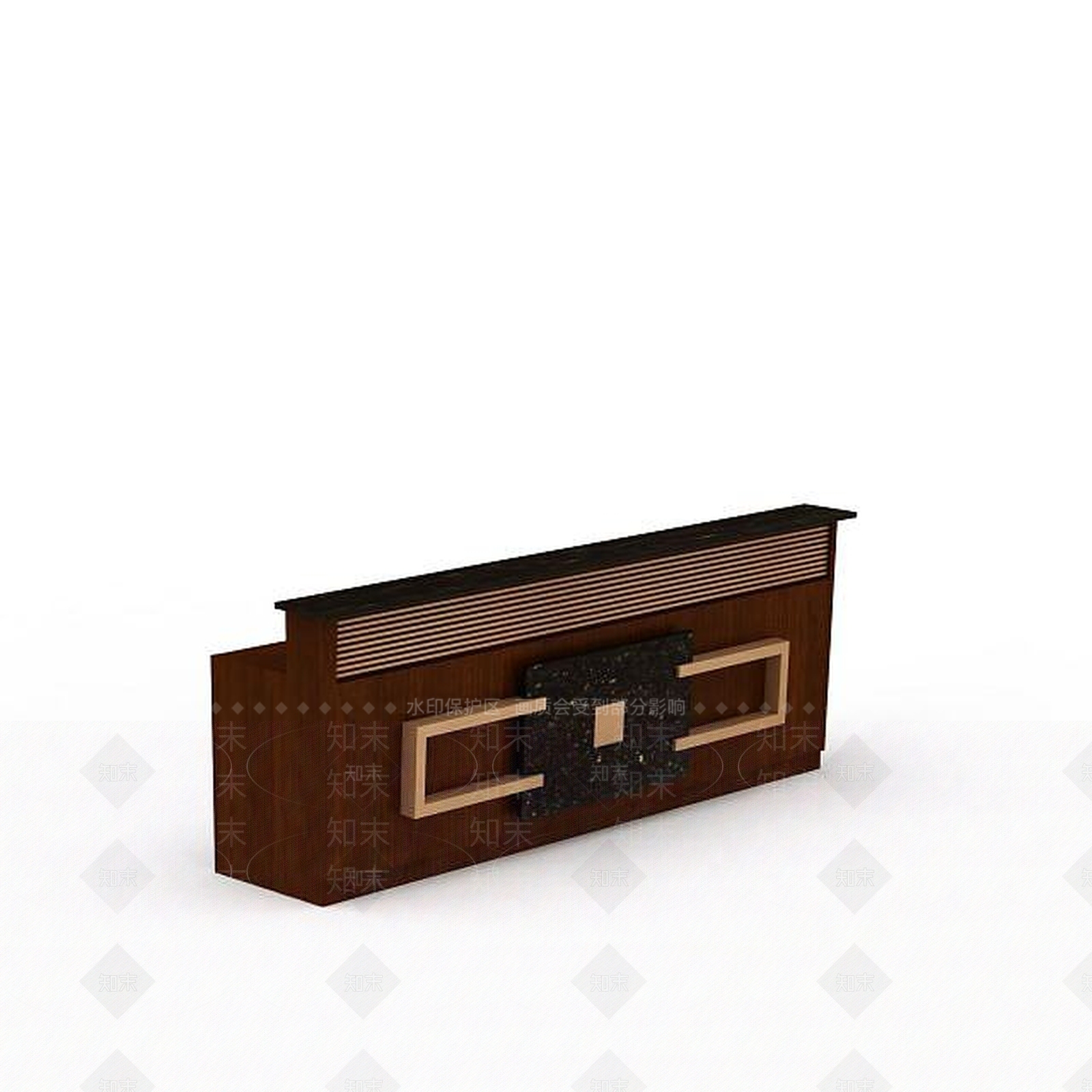 现代办公接待台3D模型下载【ID:1198080329】