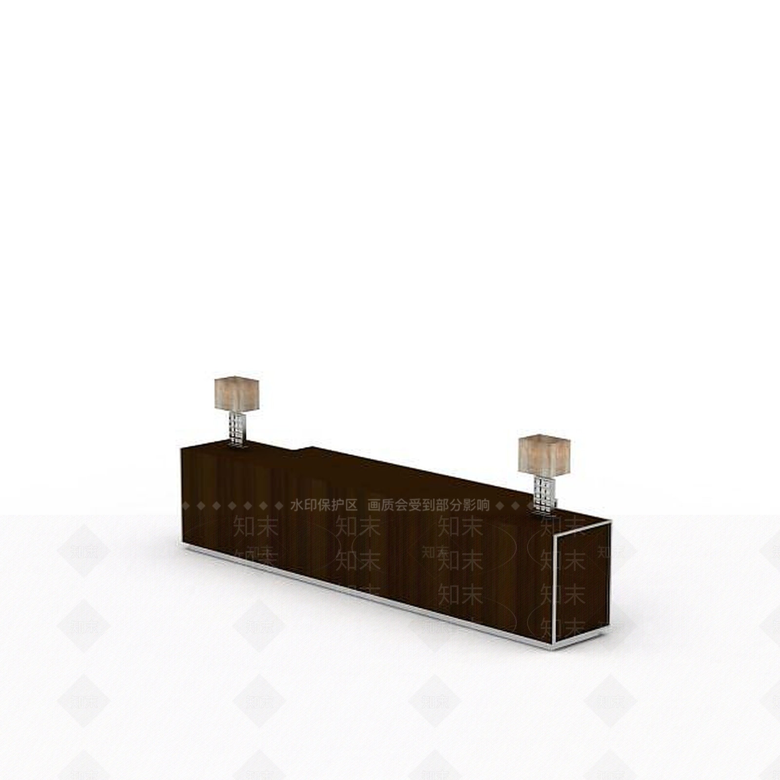 现代酒店接待台3D模型下载【ID:1198080536】