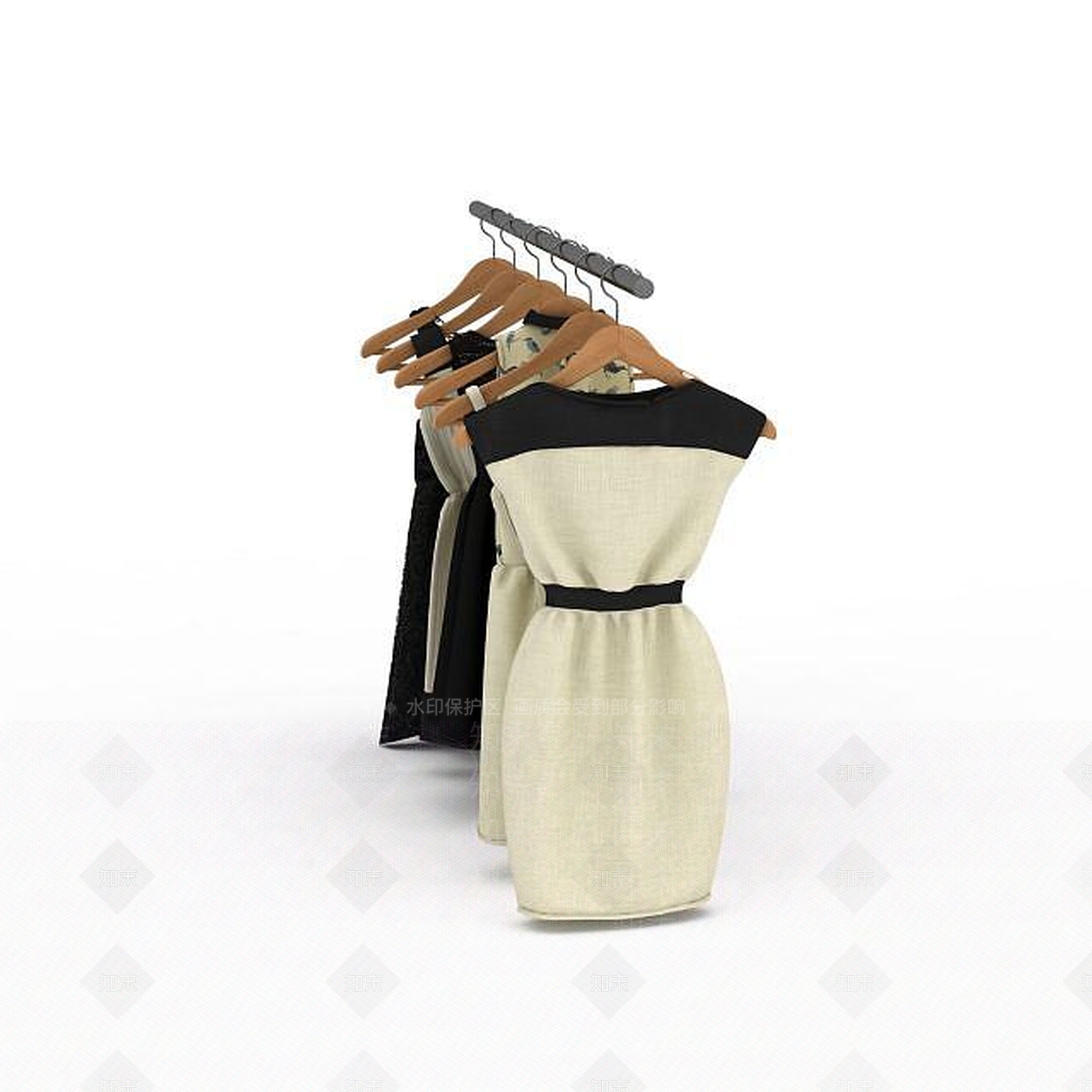 现代摆件组合3D模型下载【ID:1198090145】
