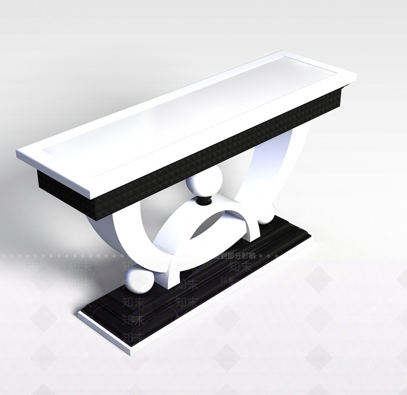 现代书桌3D模型下载【ID:1199856948】