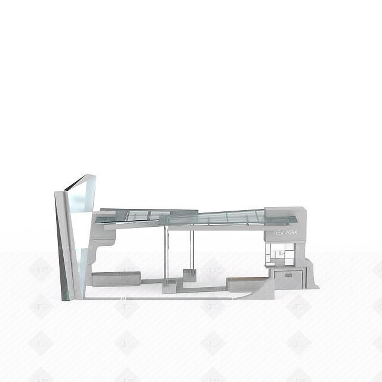 现代户外椅3D模型下载【ID:1199773656】