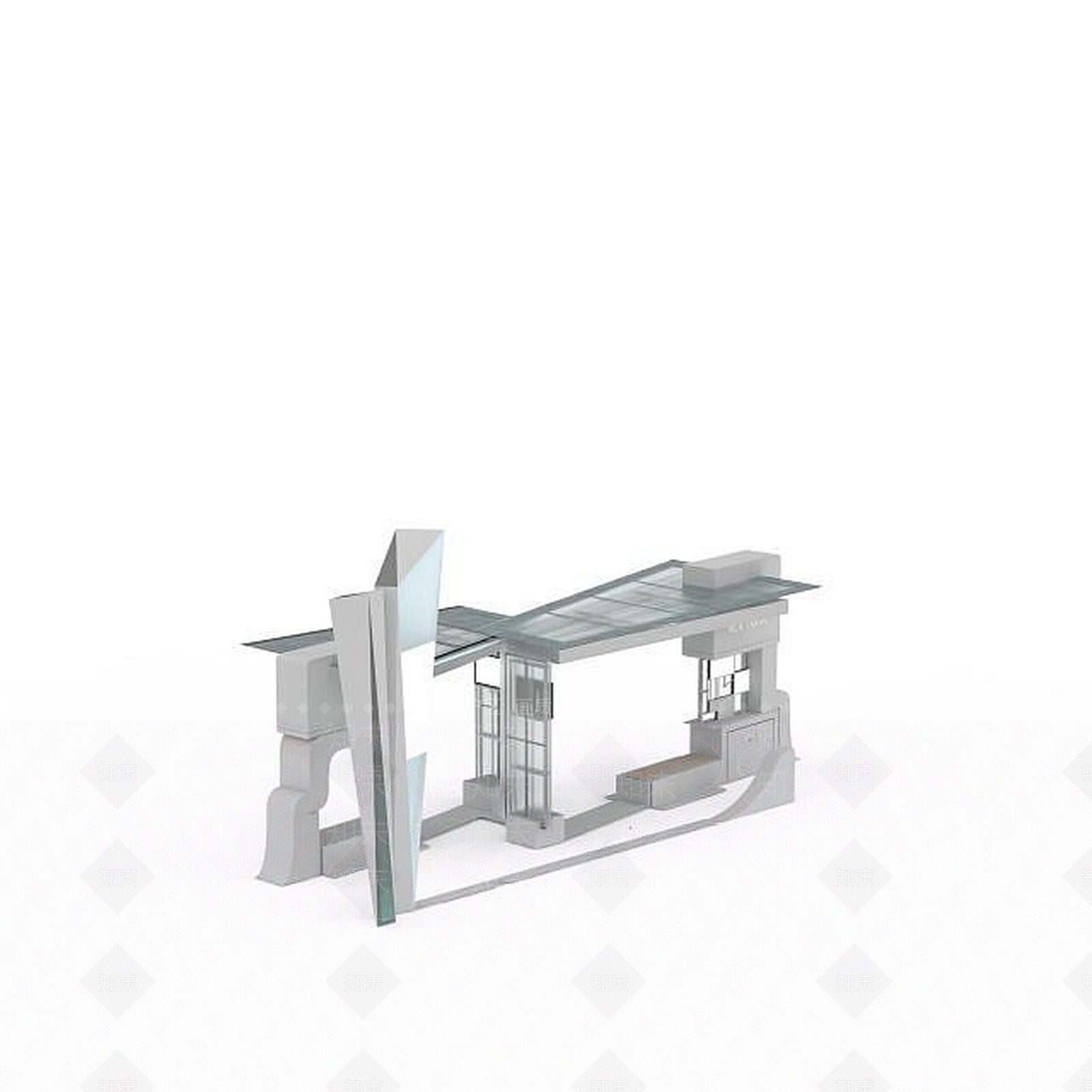 现代户外椅3D模型下载【ID:1199773656】