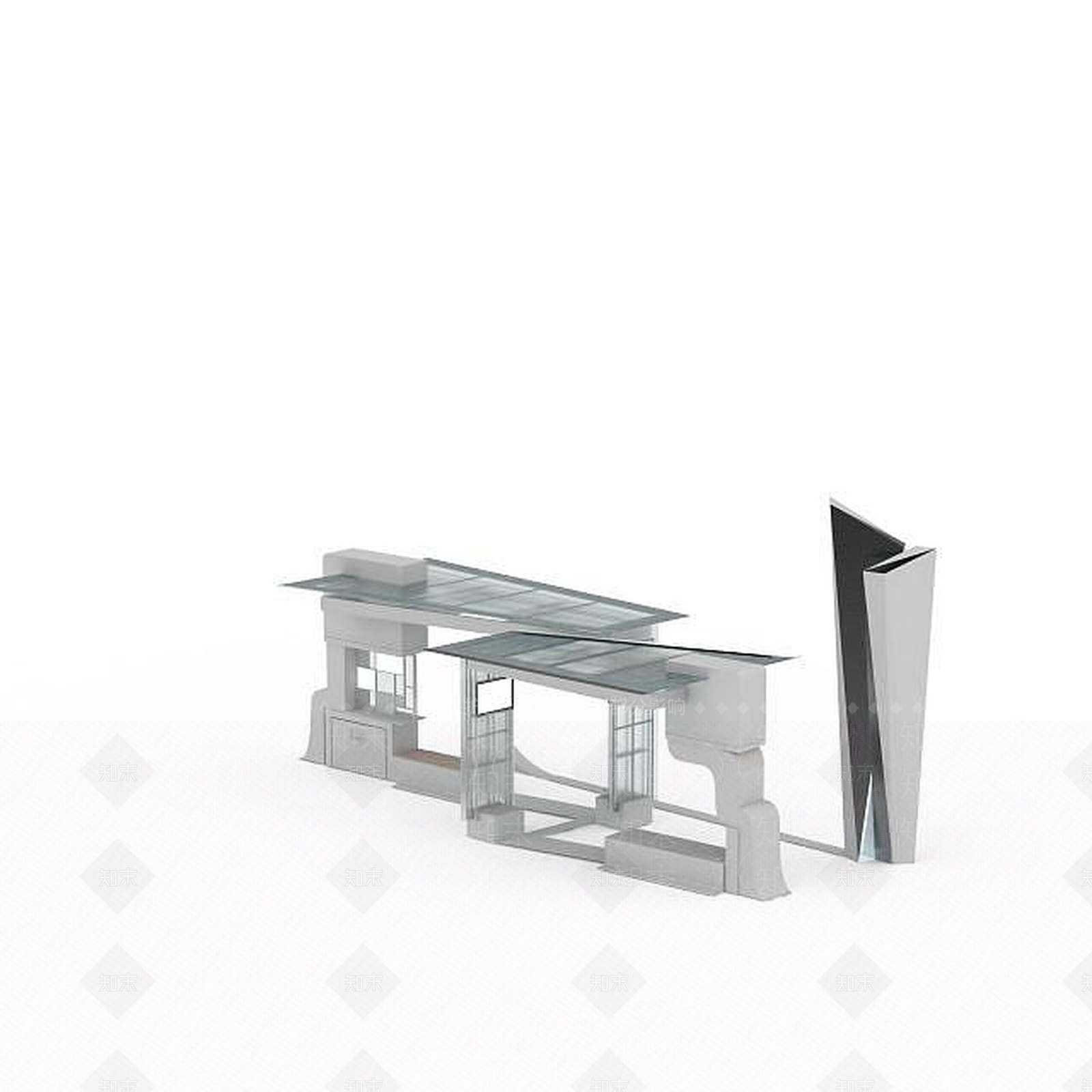 现代户外椅3D模型下载【ID:1199773656】
