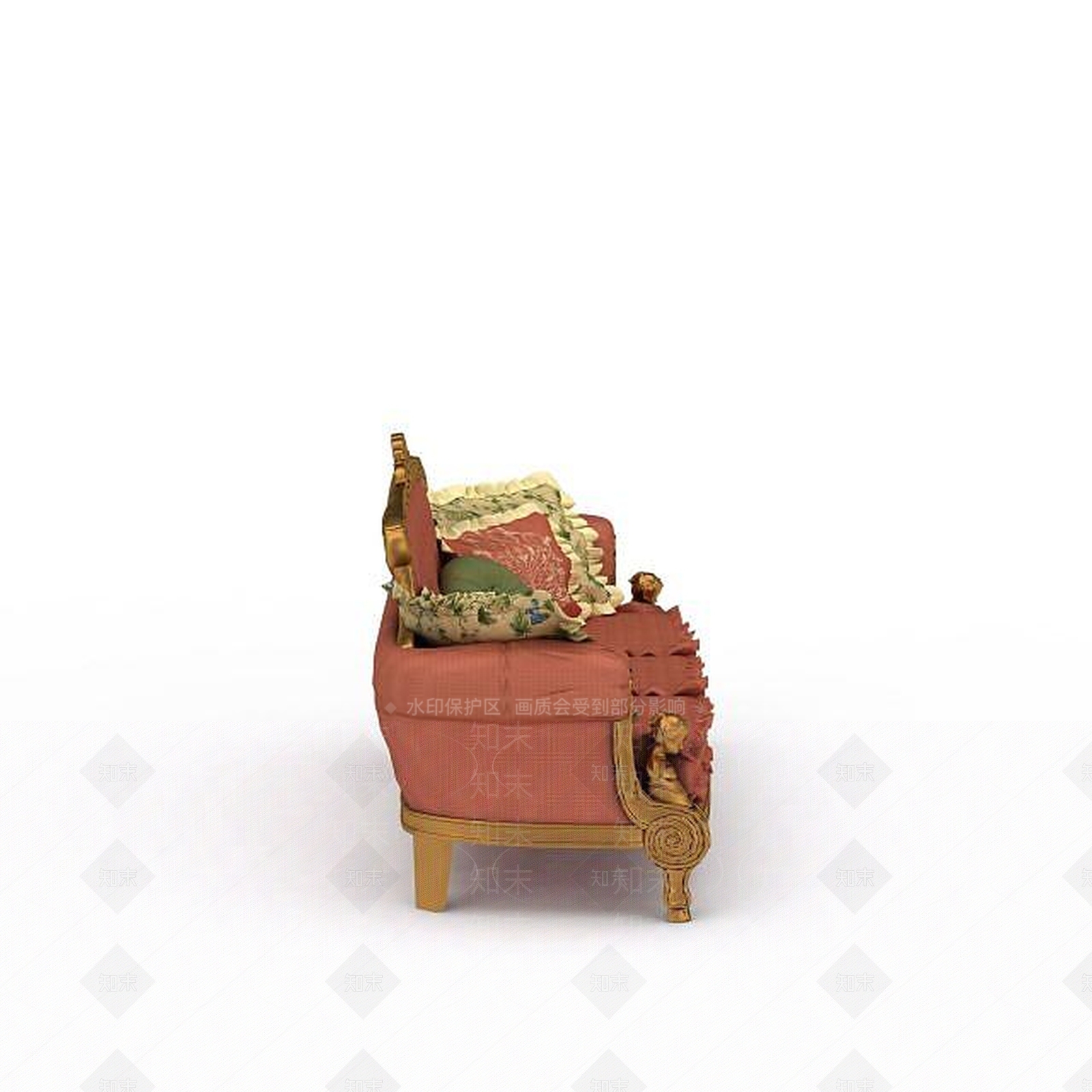 现代双人沙发3D模型下载【ID:1198092802】