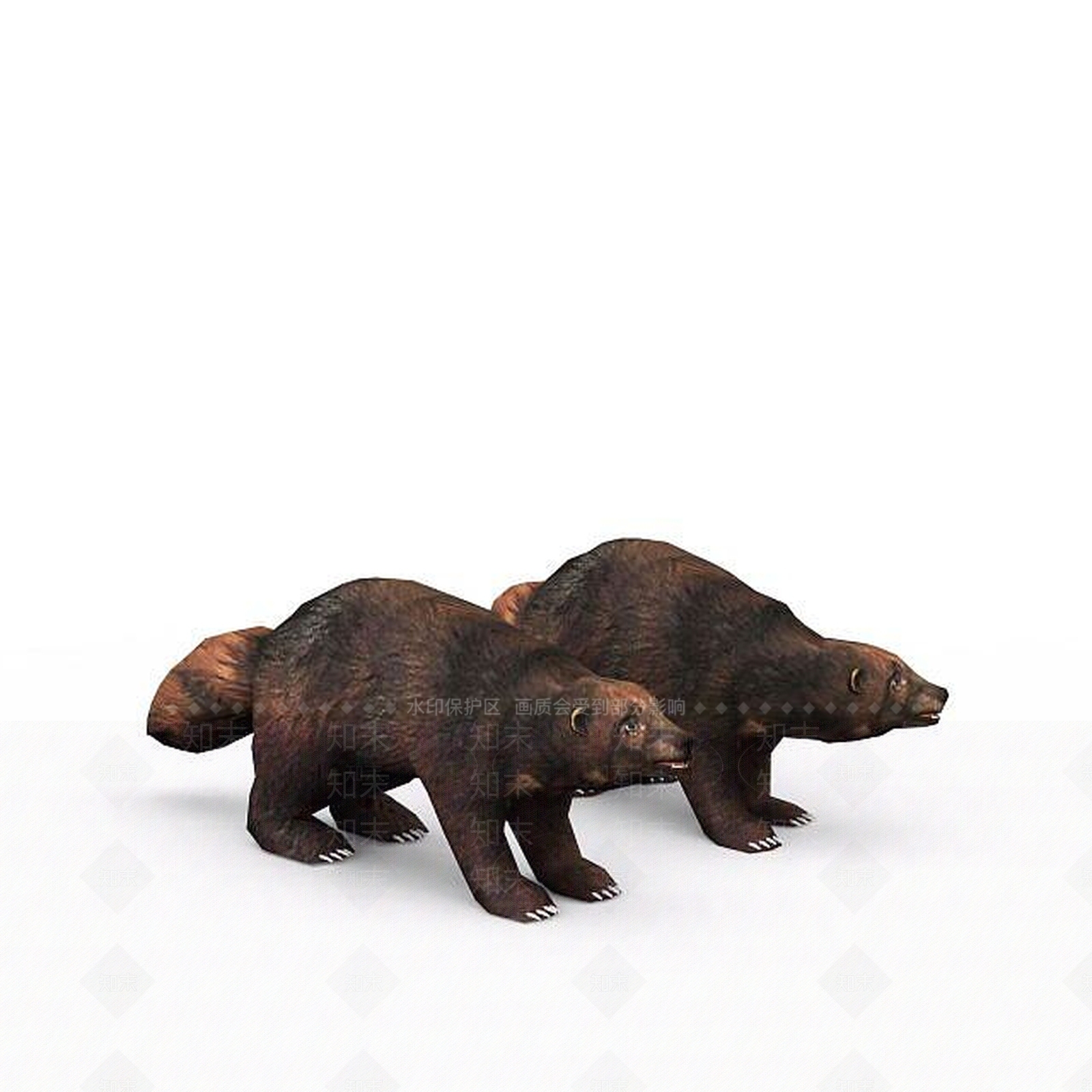 现代爬行类动物3D模型下载【ID:1198092943】