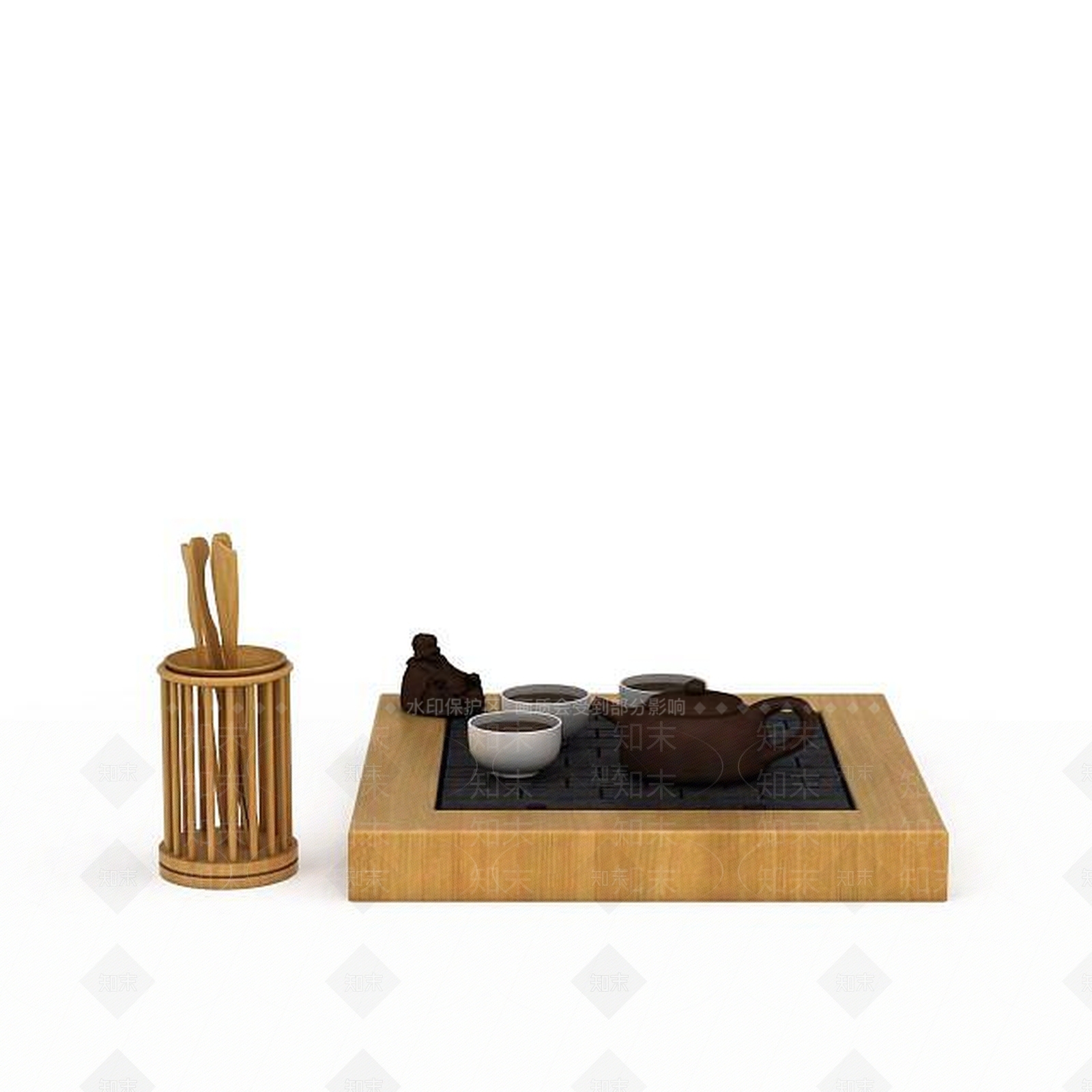 现代摆件组合3D模型下载【ID:1198093739】