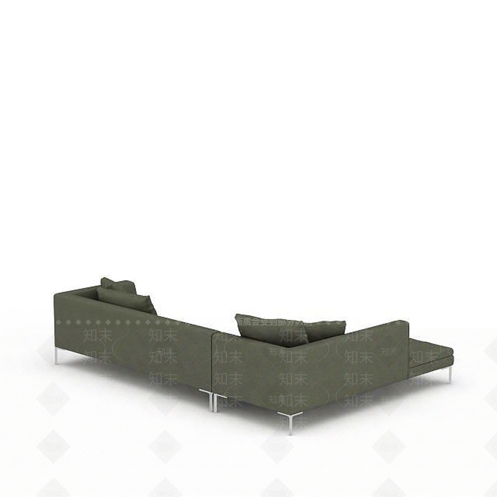 现代双人沙发3D模型下载【ID:1198094212】