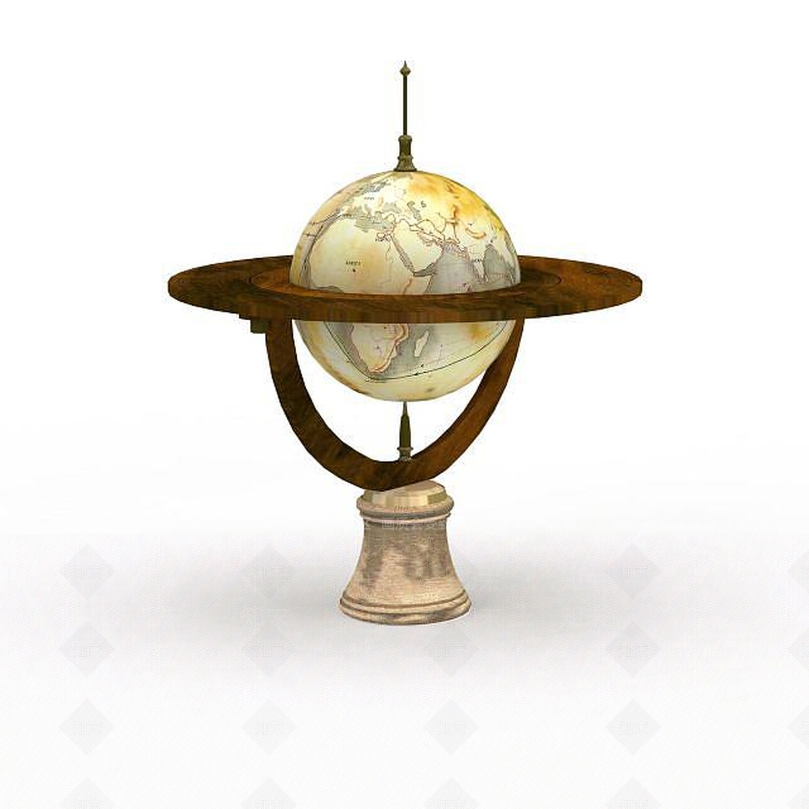现代摆件组合3D模型下载【ID:1198094331】