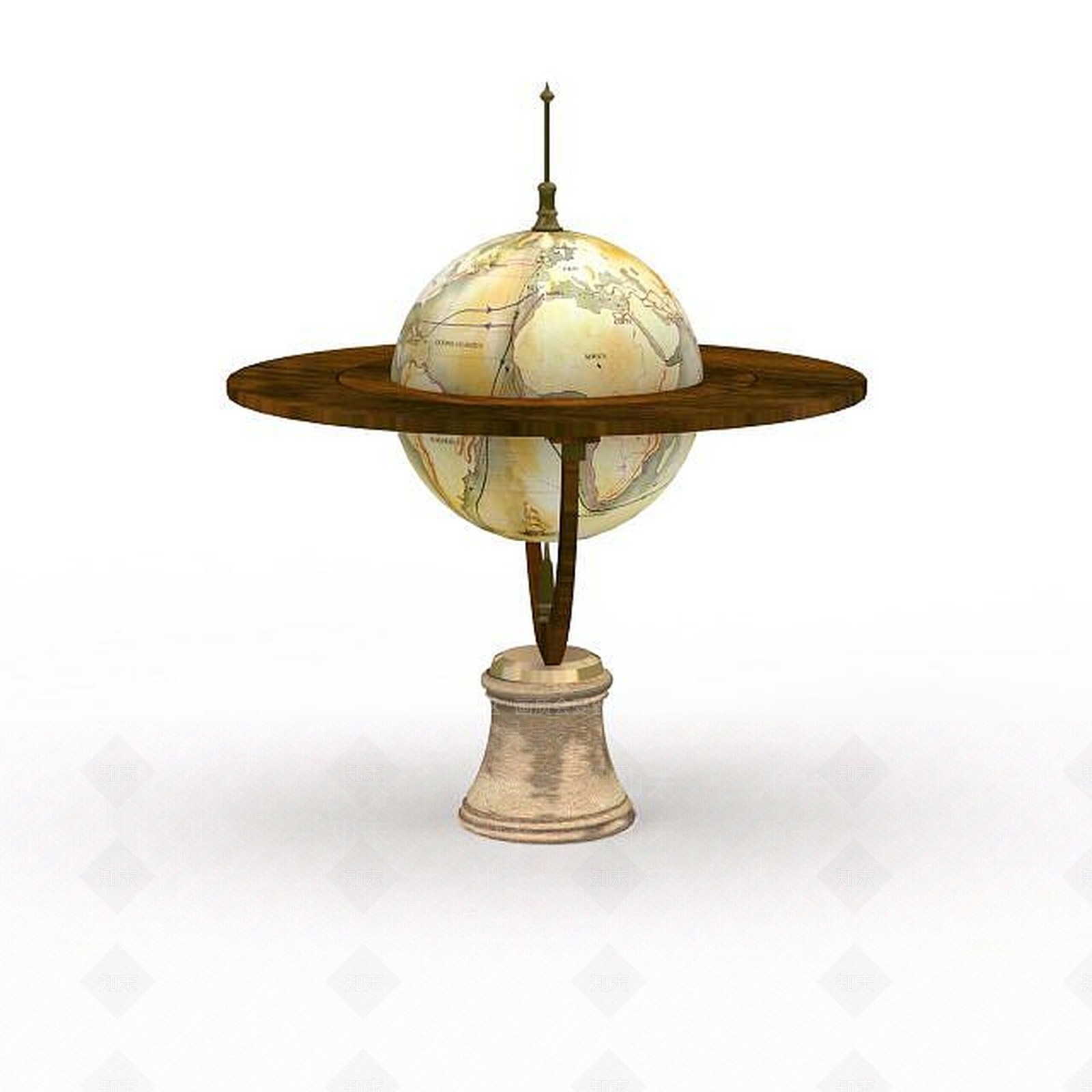 现代摆件组合3D模型下载【ID:1198094331】