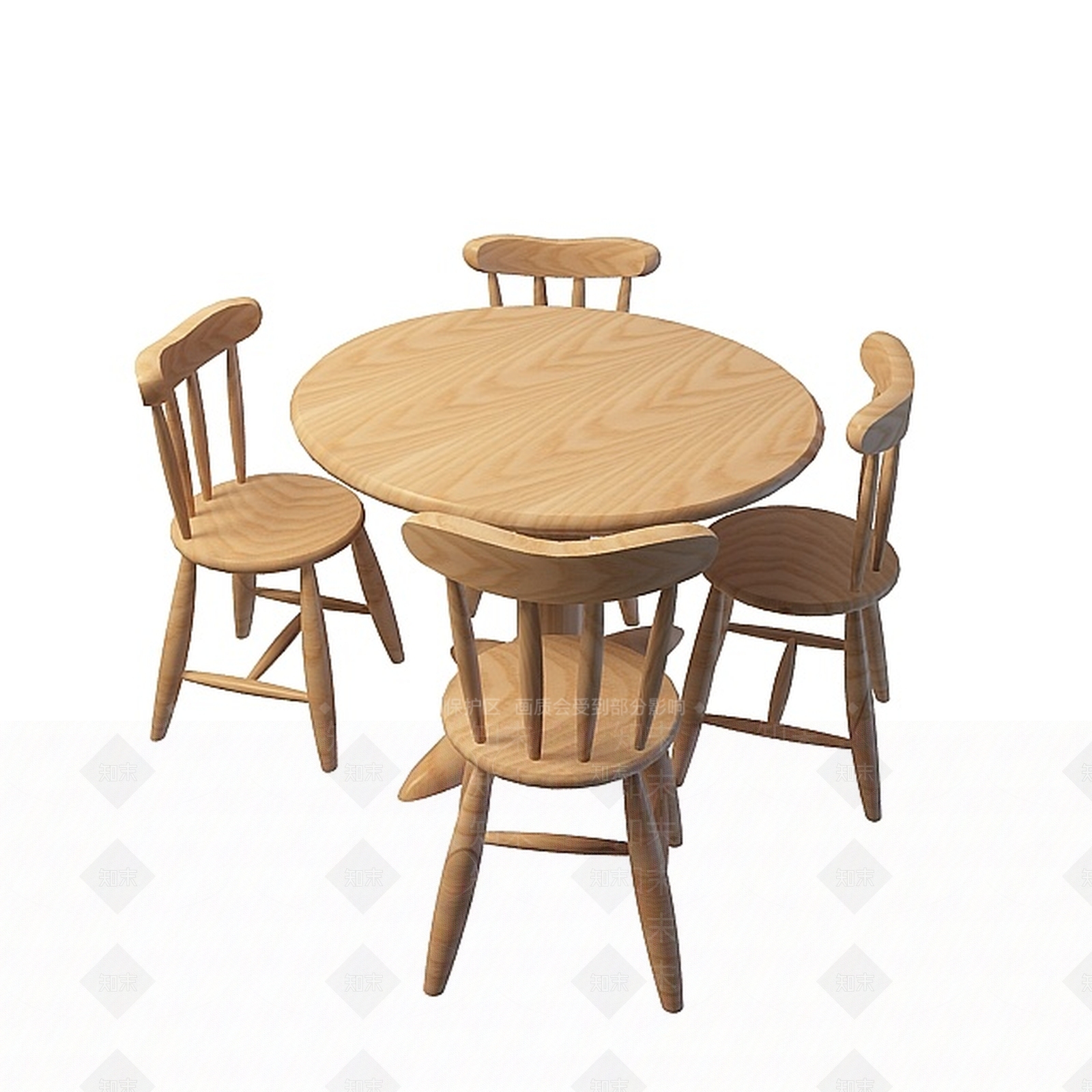 现代书桌椅3D模型下载【ID:1199783129】