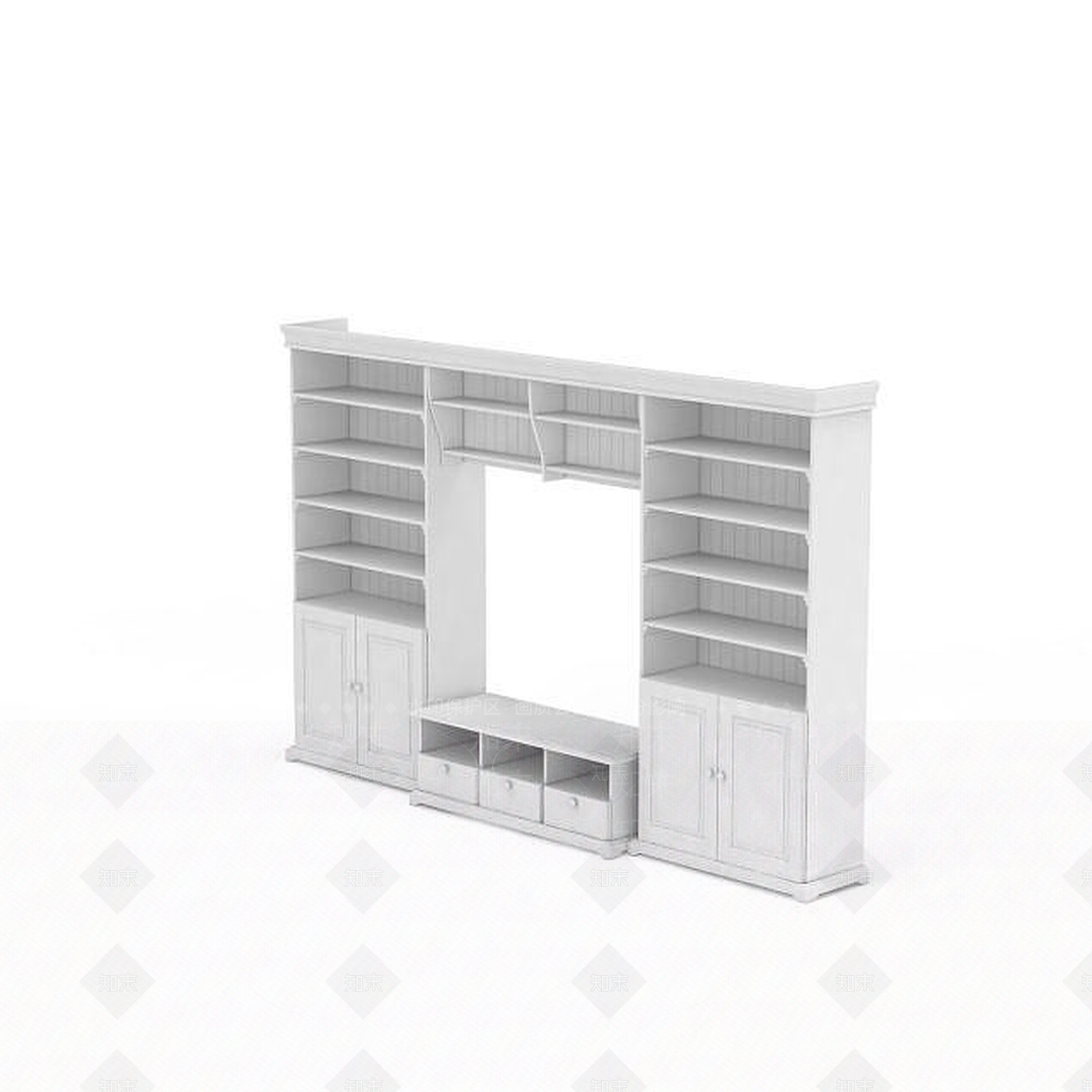 现代衣柜3D模型下载【ID:1199758816】